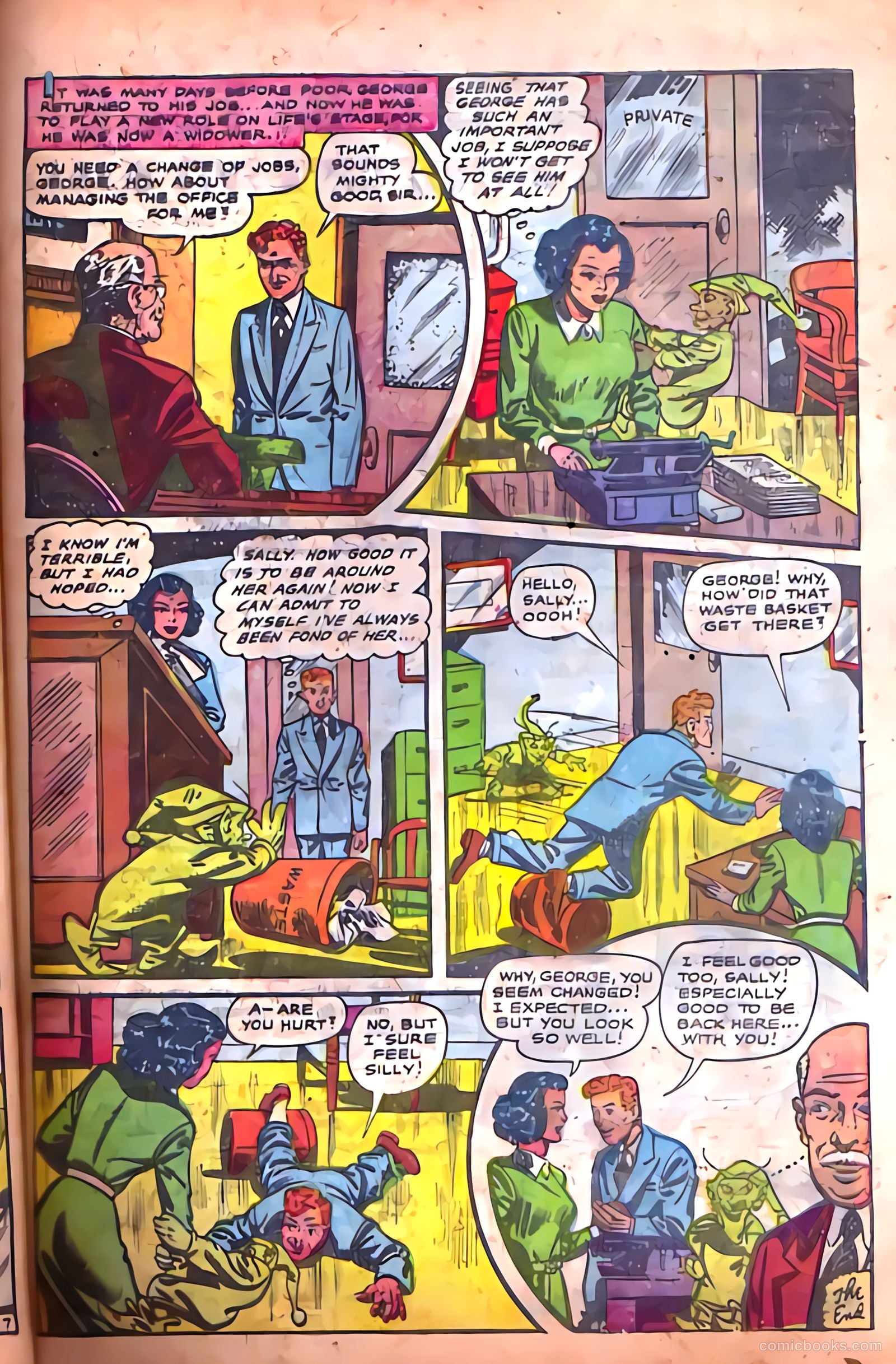 Strange Mysteries #19 (1954) — page 33 of 36