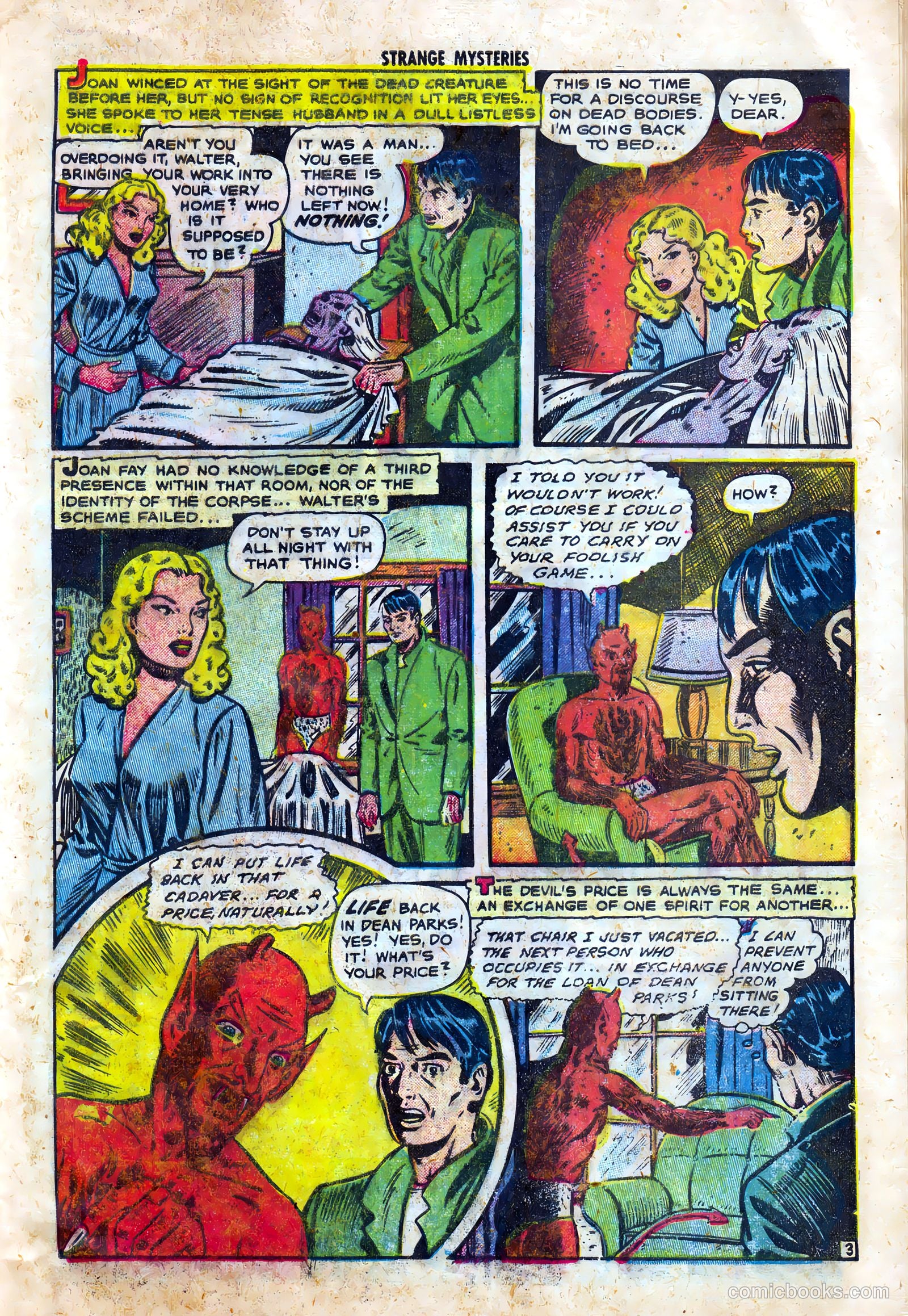 Strange Mysteries #20 (1954) — page 5 of 36