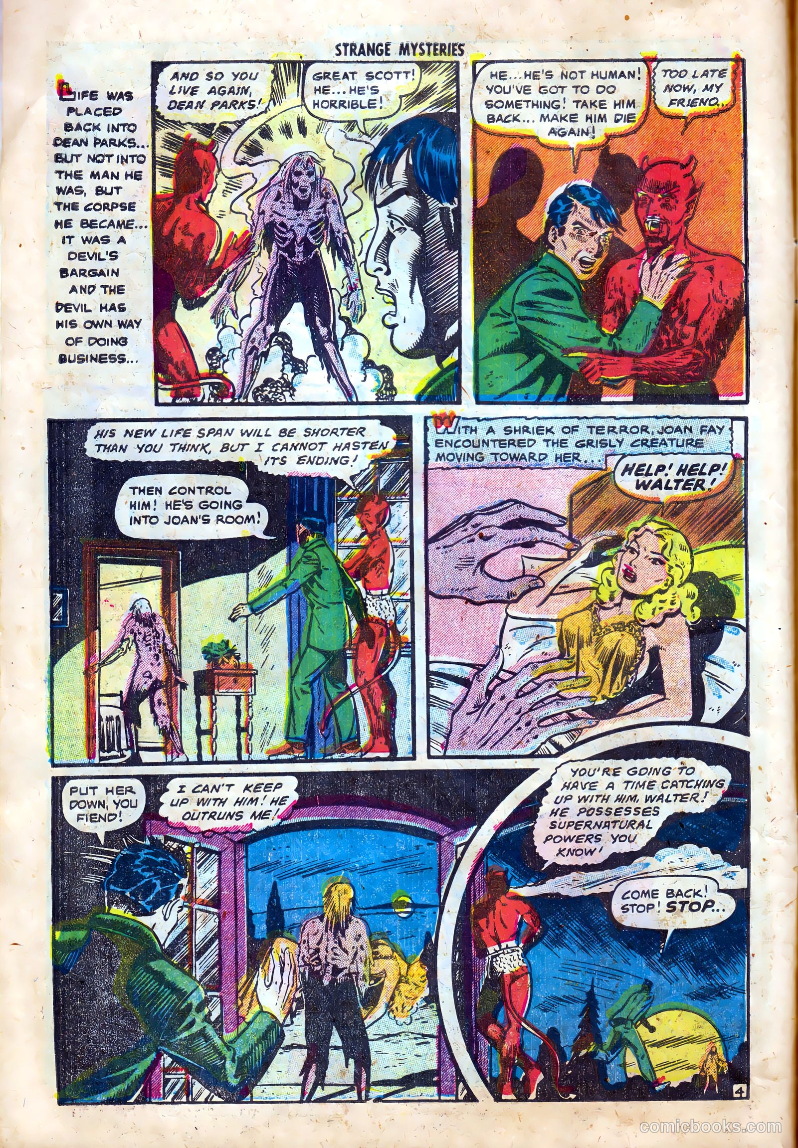 Strange Mysteries #20 (1954) — page 6 of 36