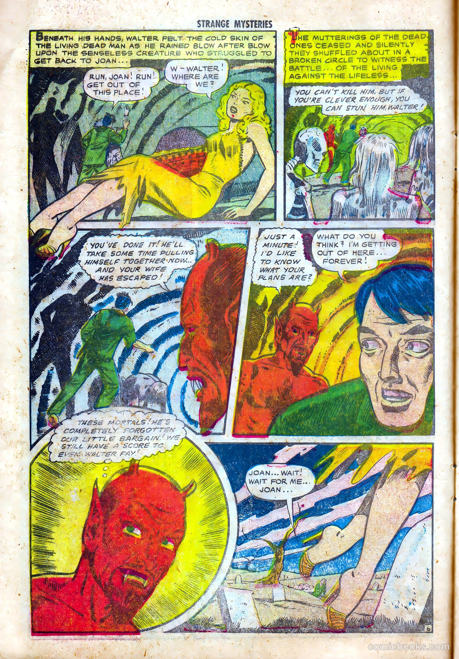 Strange Mysteries #20 (1954) — page 8 of 36