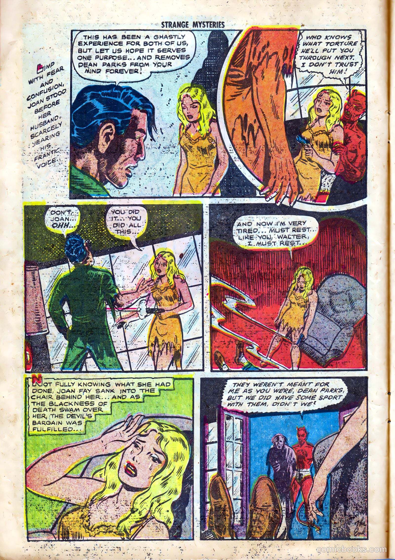 Strange Mysteries #20 (1954) — page 10 of 36