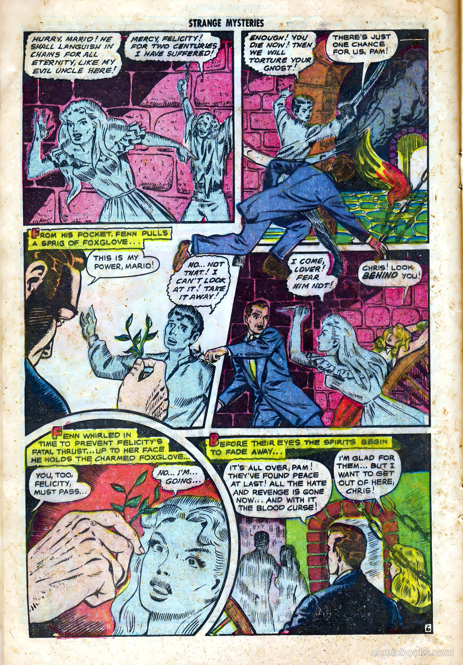 Strange Mysteries #20 (1954) — page 16 of 36