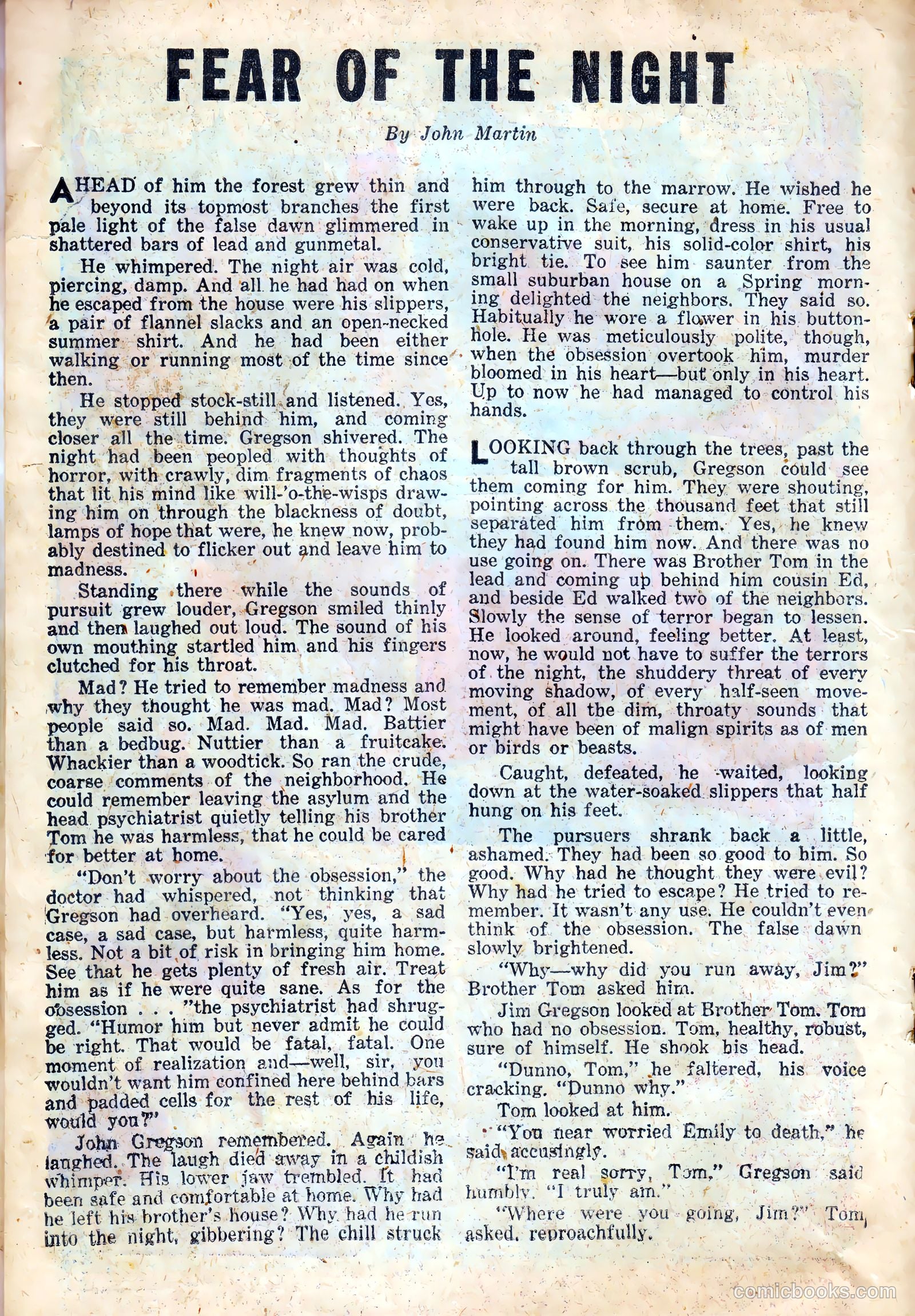 Strange Mysteries #20 (1954) — page 18 of 36