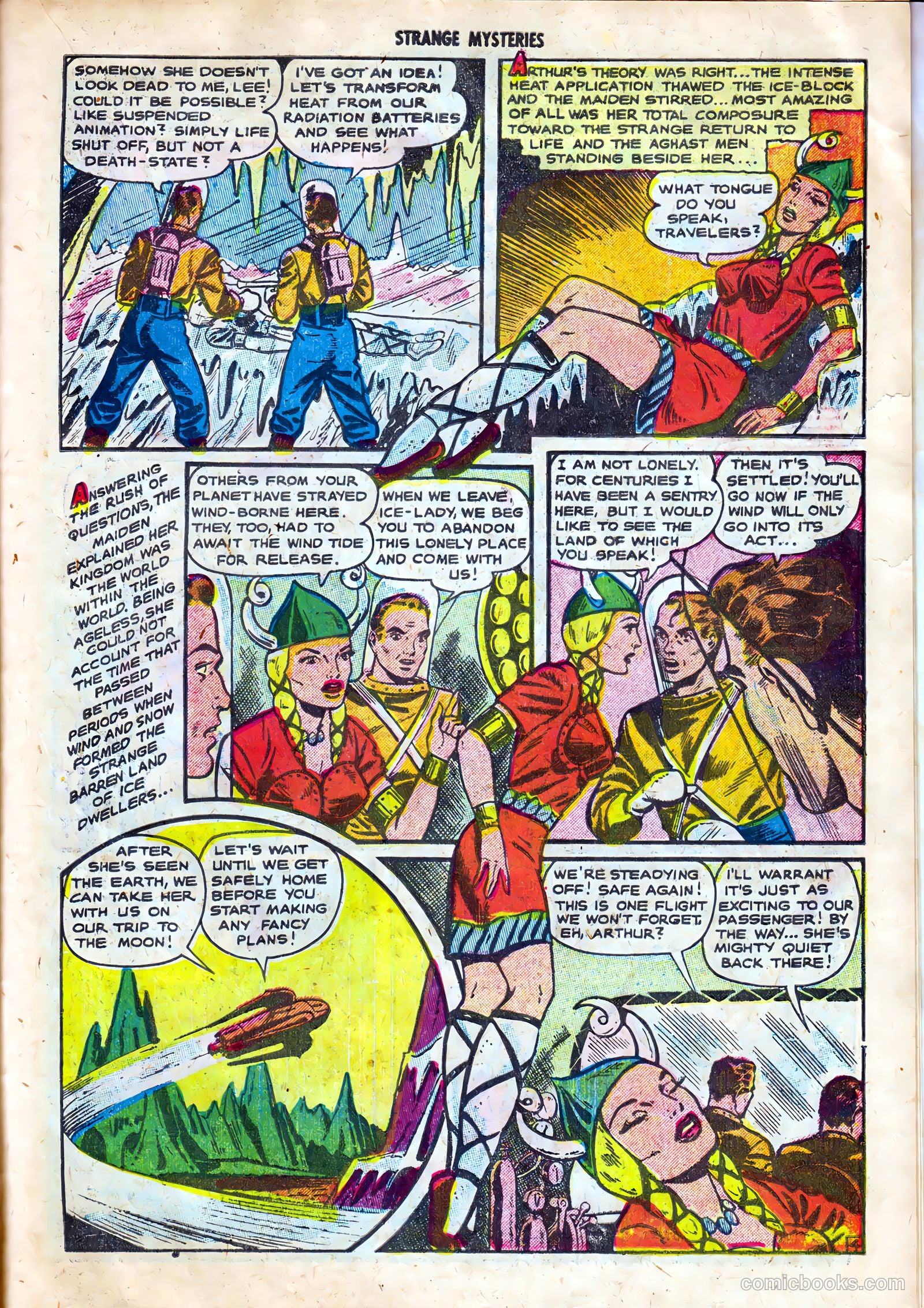 Strange Mysteries #20 (1954) — page 23 of 36