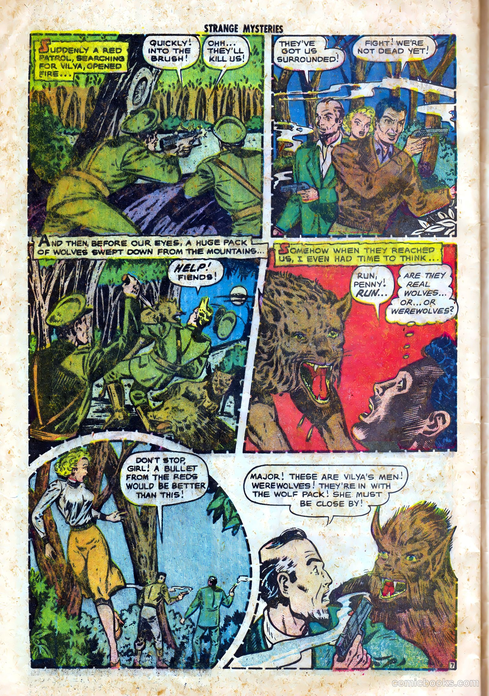 Strange Mysteries #20 (1954) — page 32 of 36