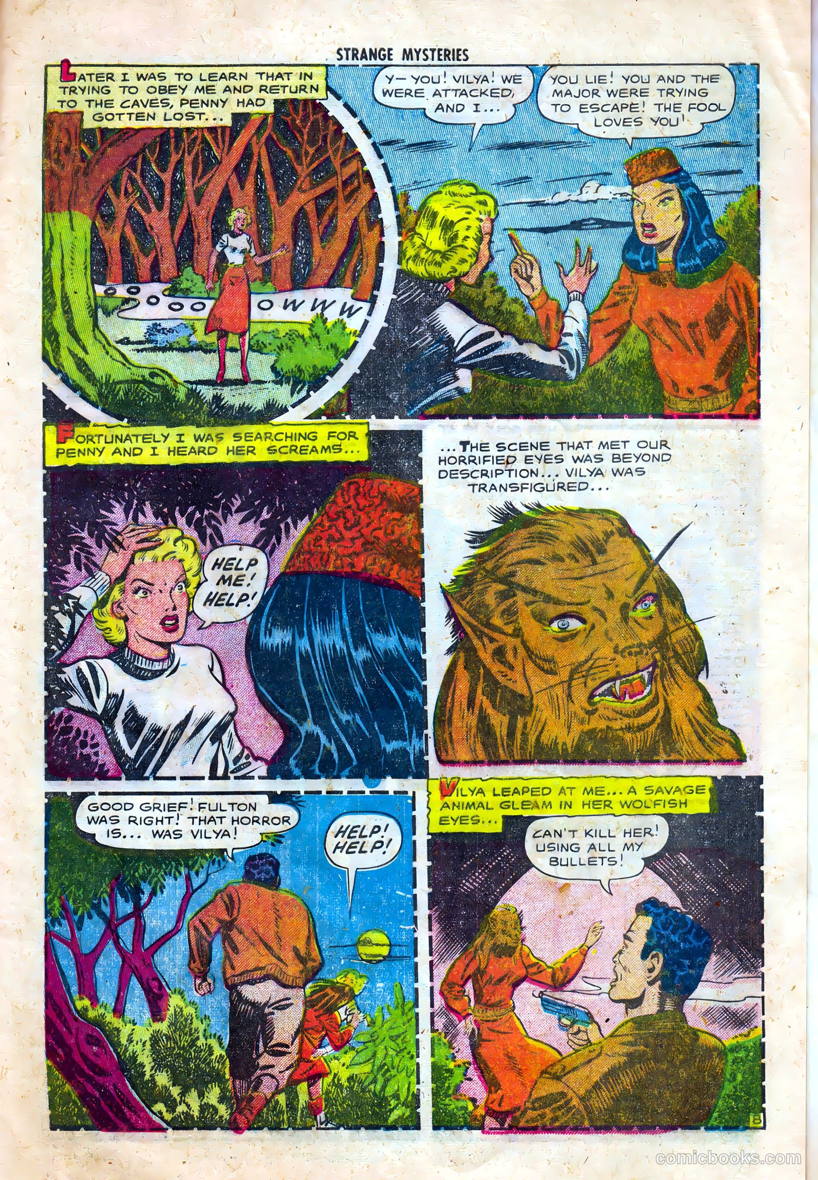 Strange Mysteries #20 (1954) — page 33 of 36