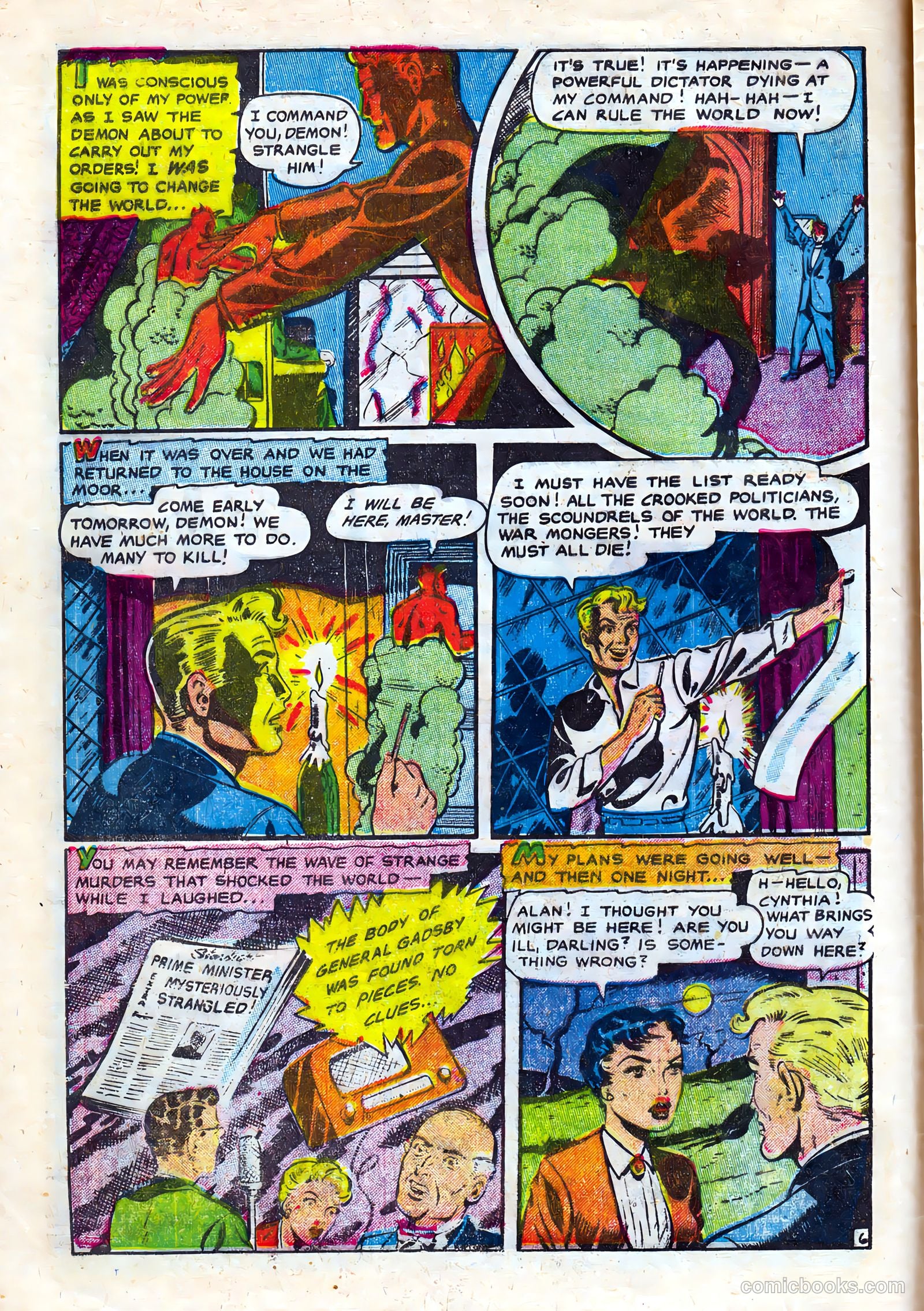 Strange Mysteries #21 (1955) — page 8 of 36