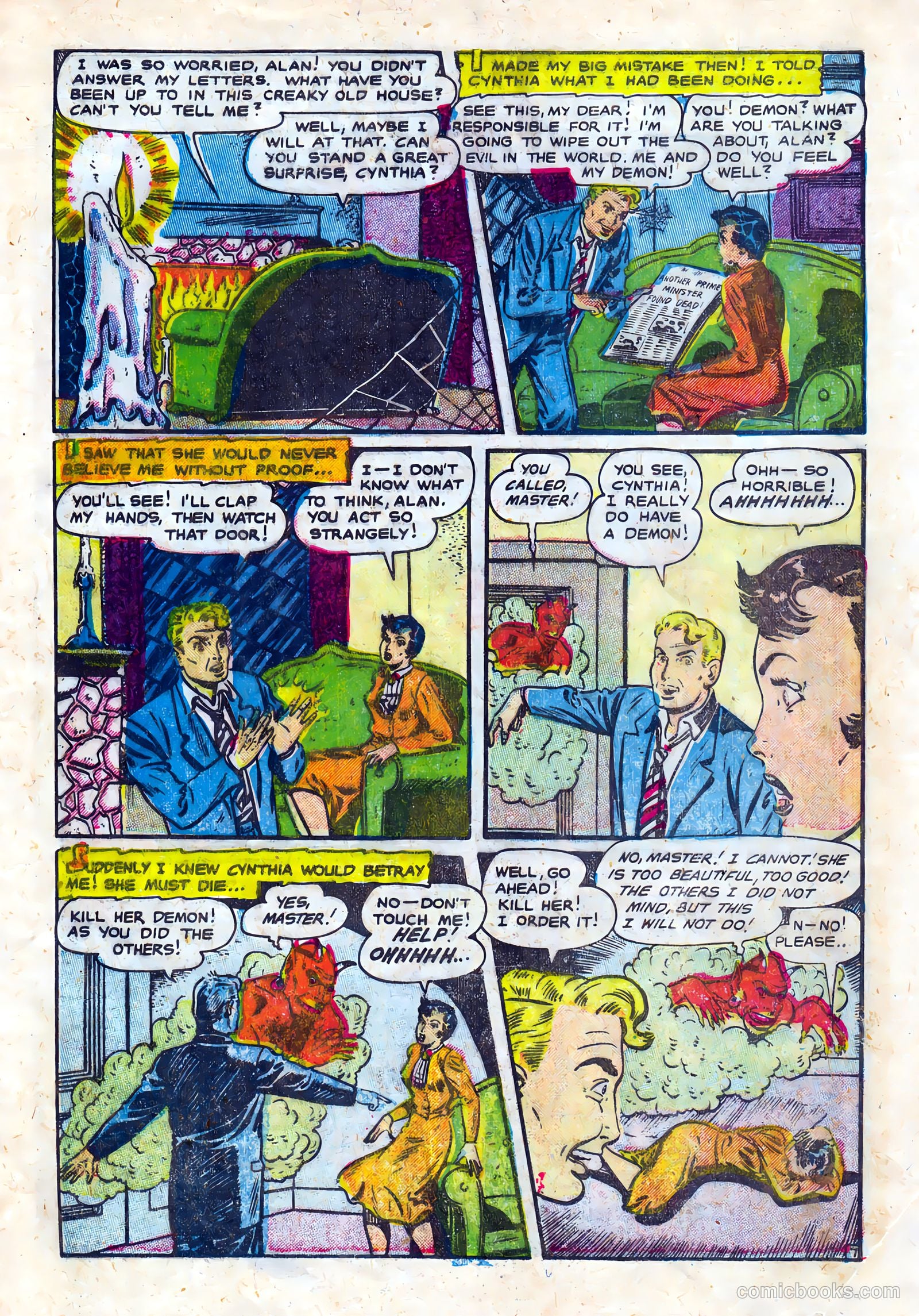 Strange Mysteries #21 (1955) — page 9 of 36