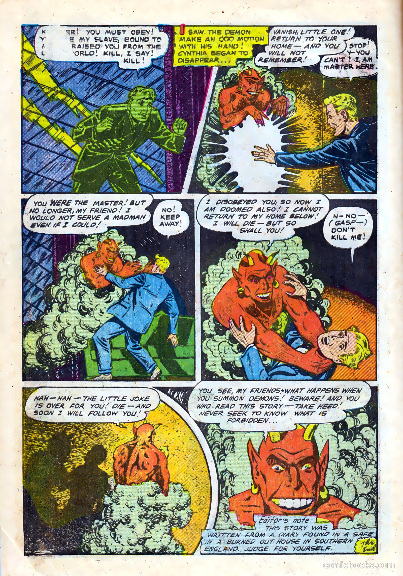 Strange Mysteries #21 (1955) — page 10 of 36
