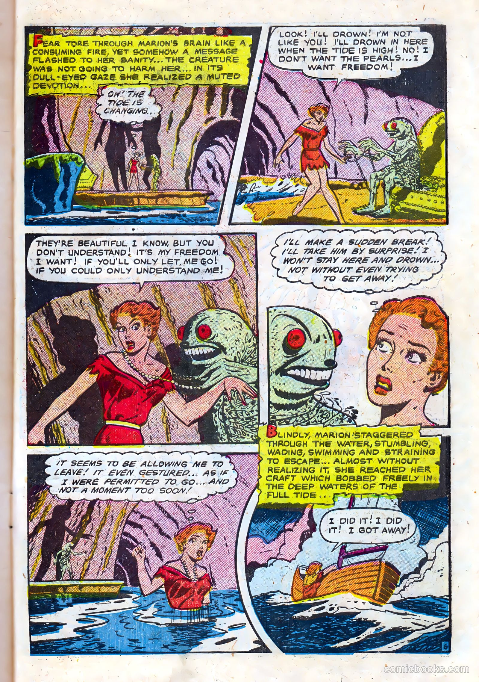 Strange Mysteries #21 (1955) — page 31 of 36