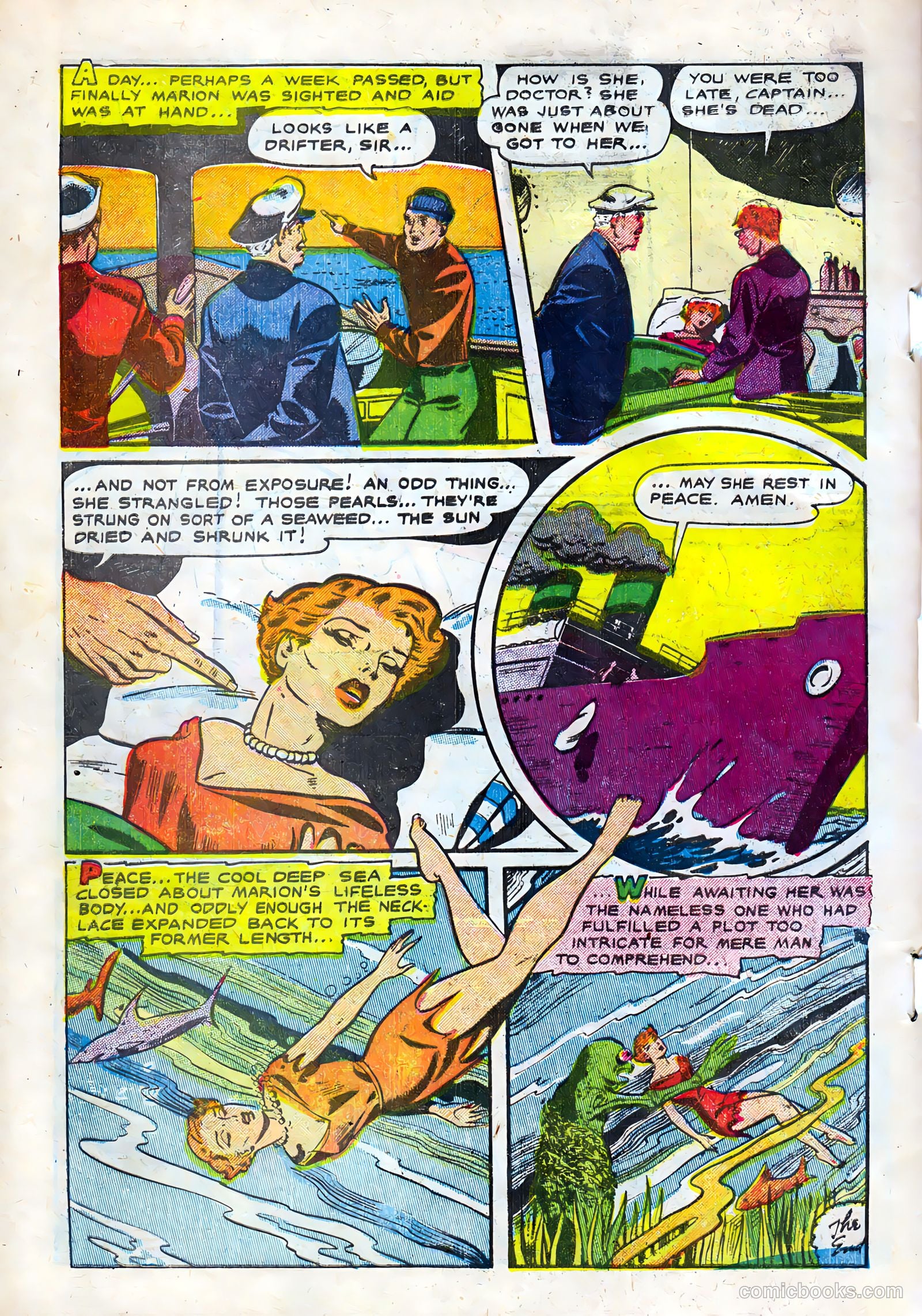 Strange Mysteries #21 (1955) — page 34 of 36