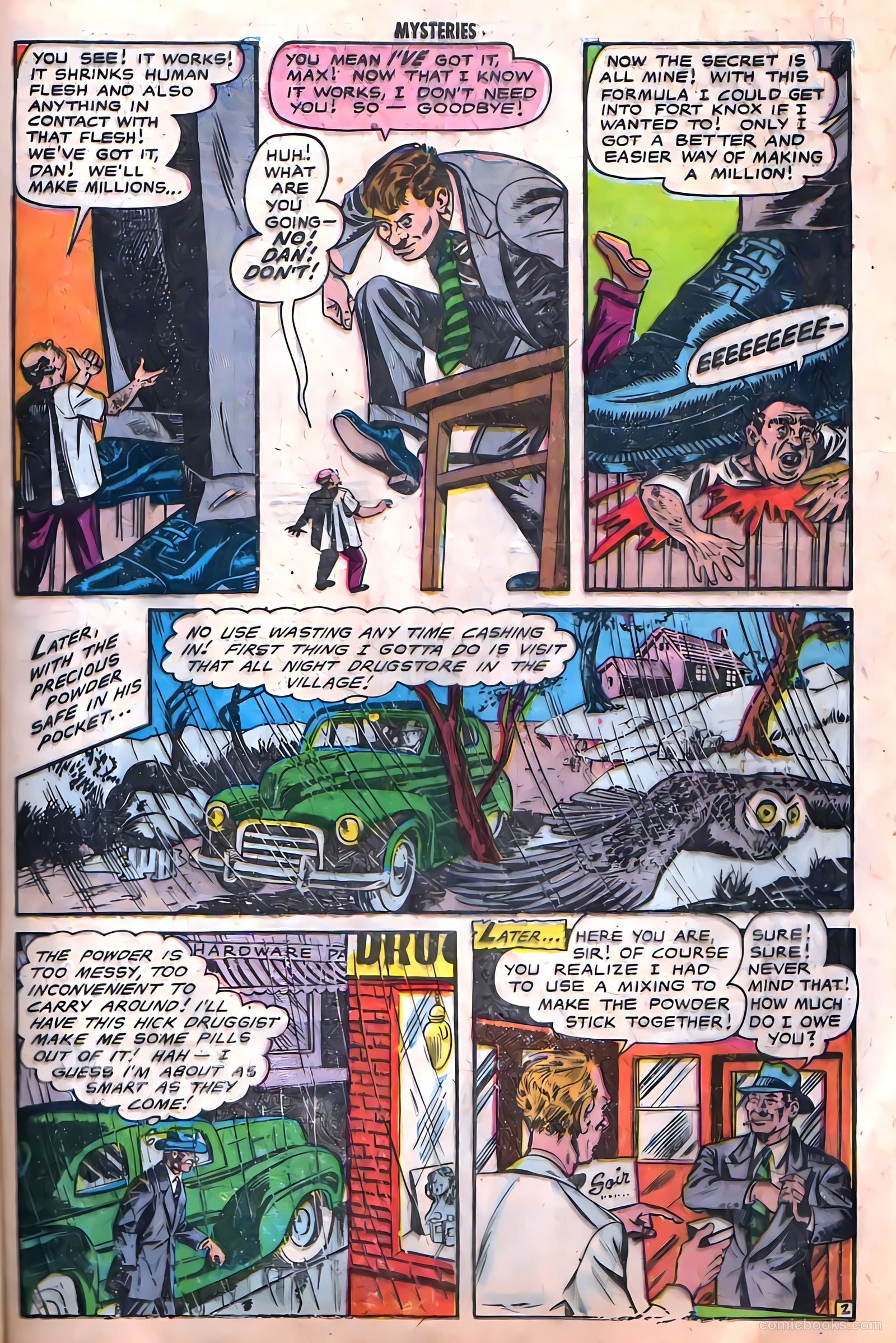 Strange Mysteries #3 (1953) — page 21 of 36