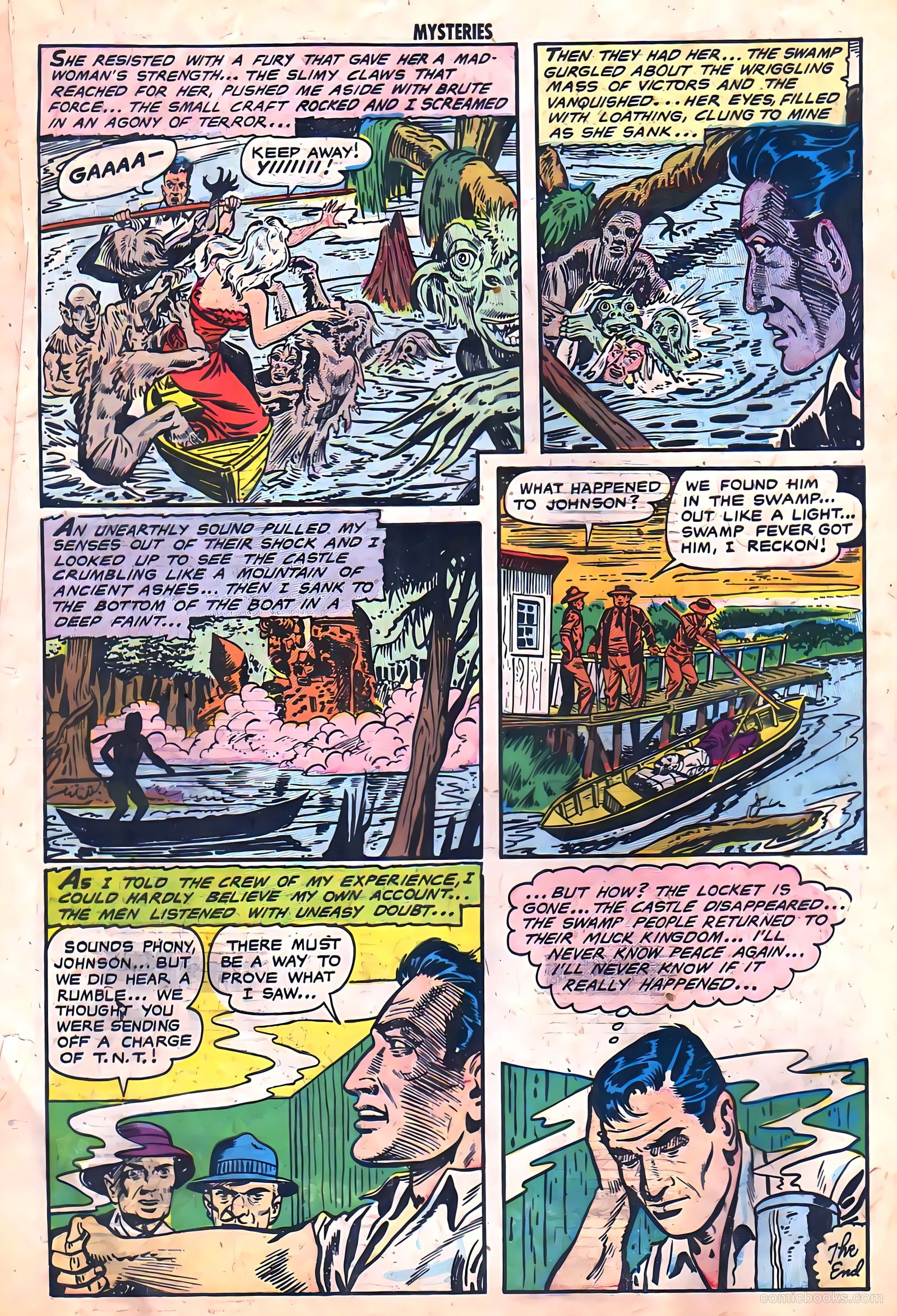 Strange Mysteries #3 (1953) — page 34 of 36