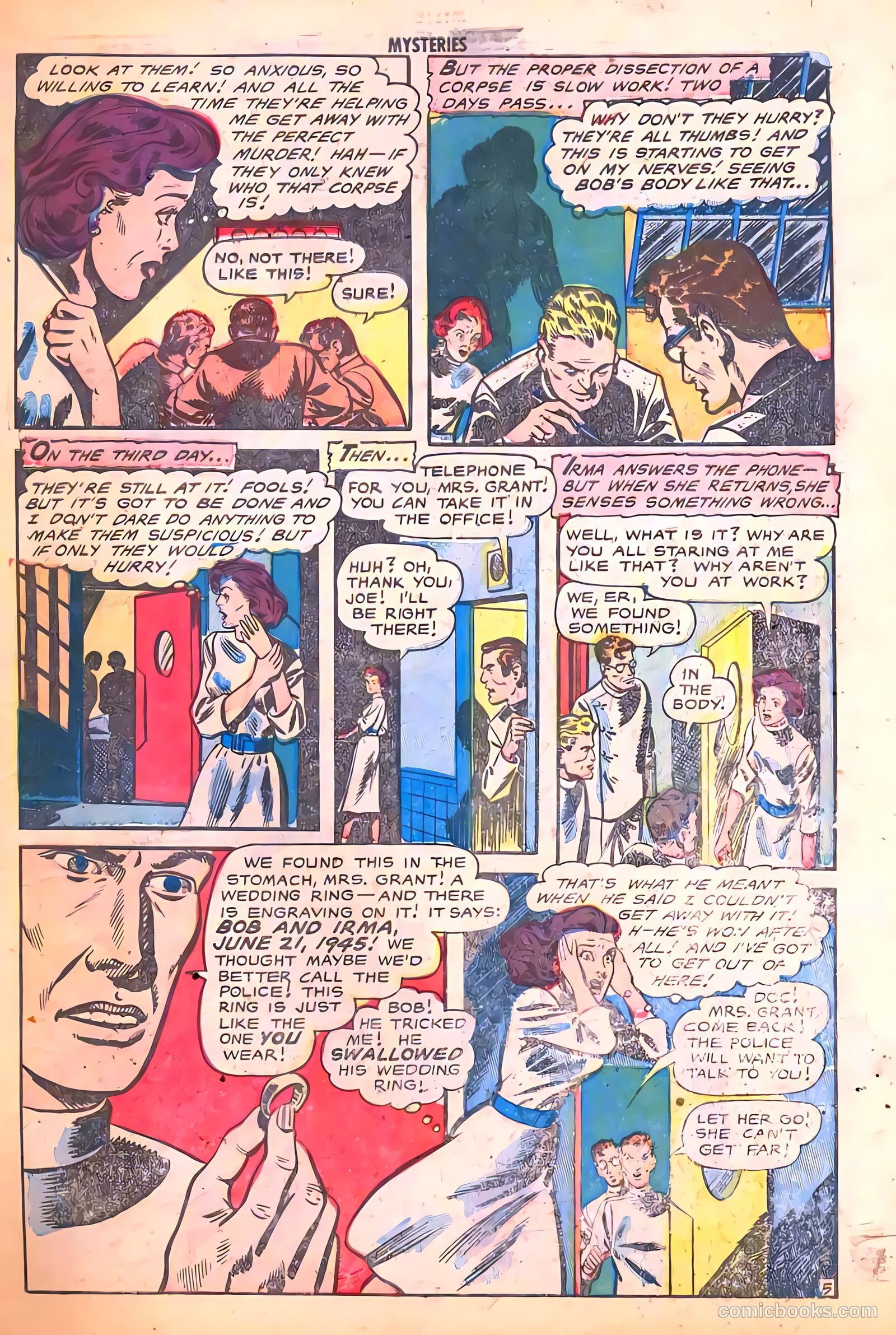 Strange Mysteries #4 (1953) — page 7 of 37