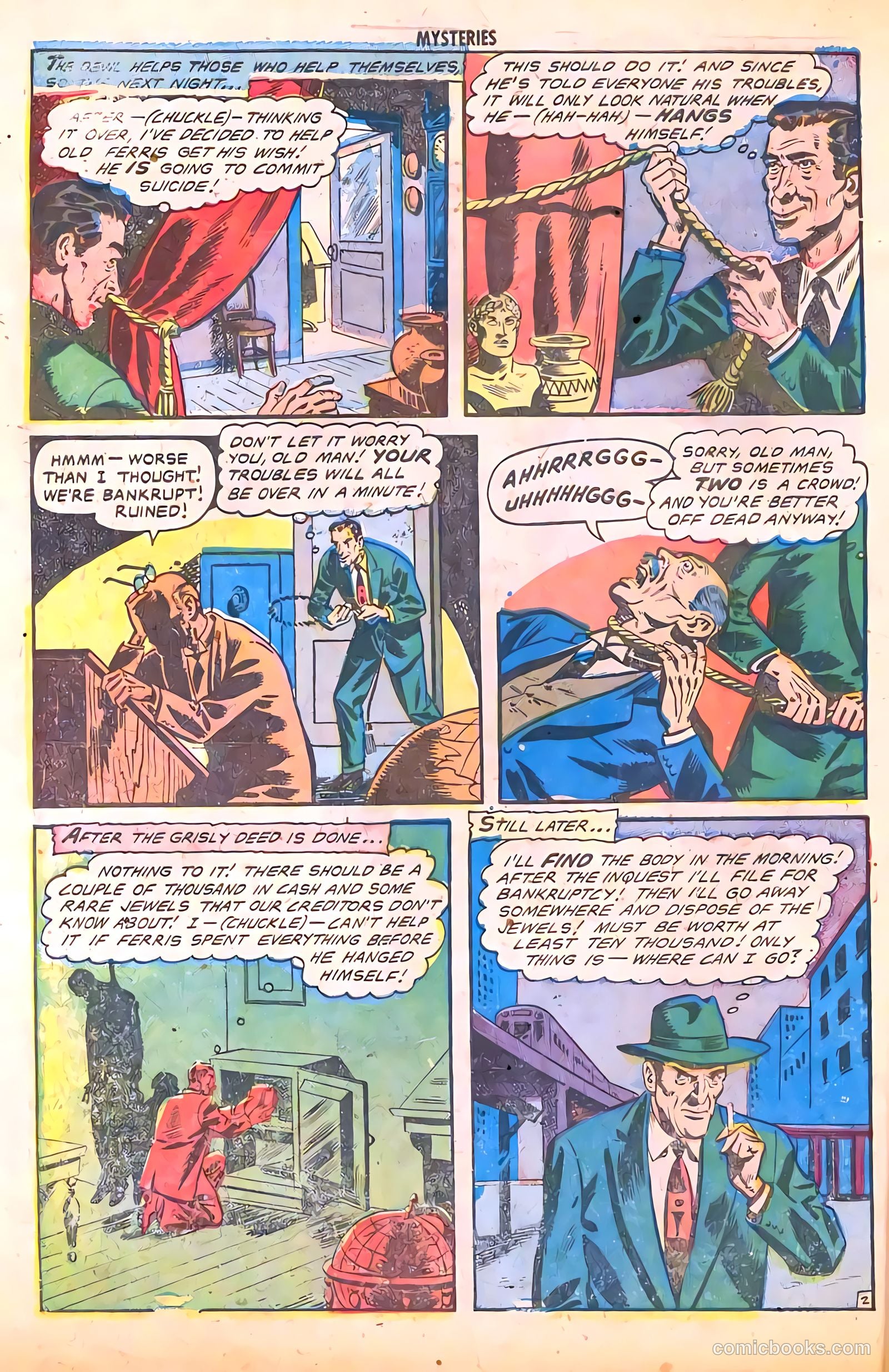Strange Mysteries #4 (1953) — page 10 of 37