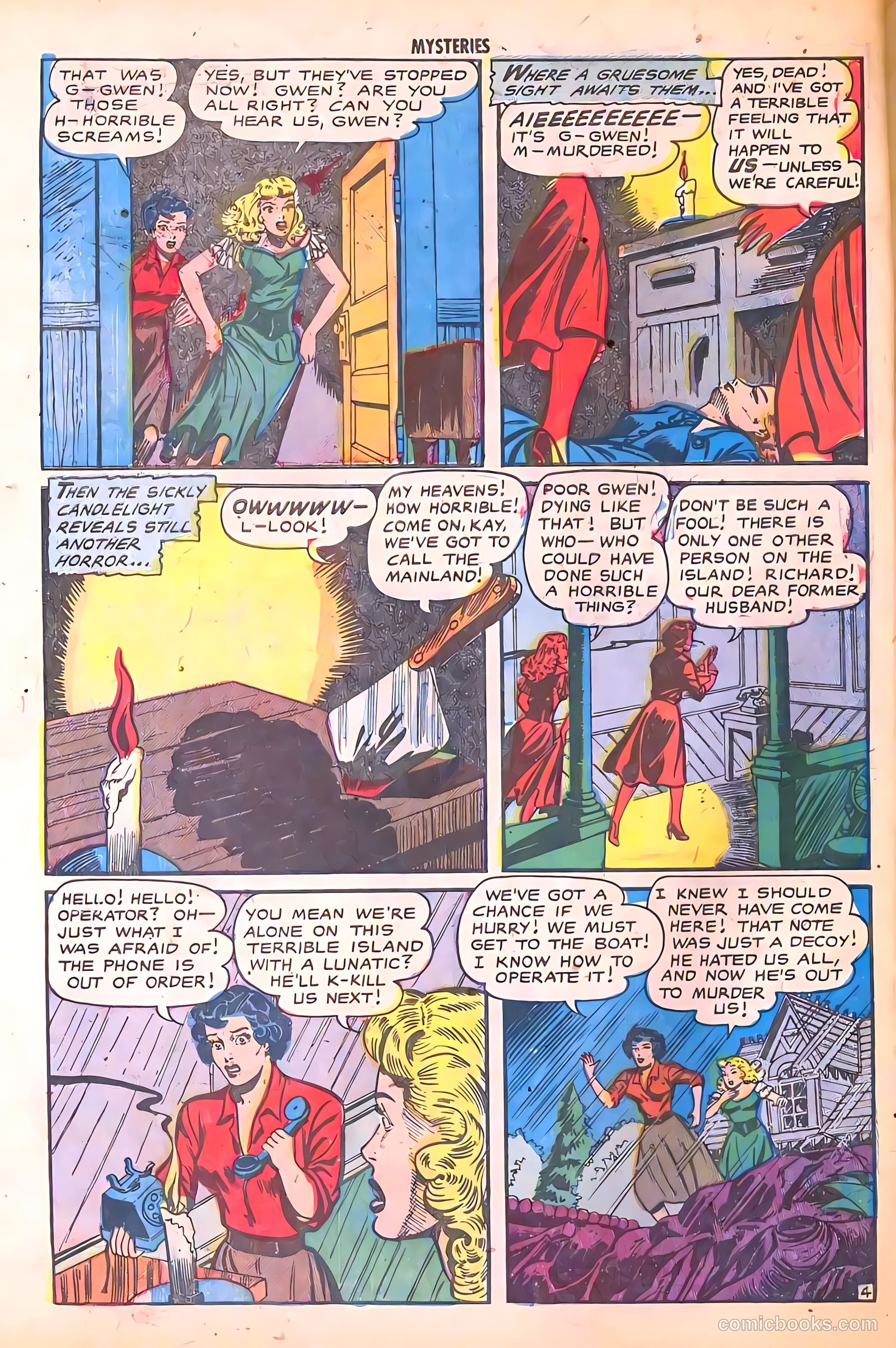 Strange Mysteries #4 (1953) — page 30 of 37