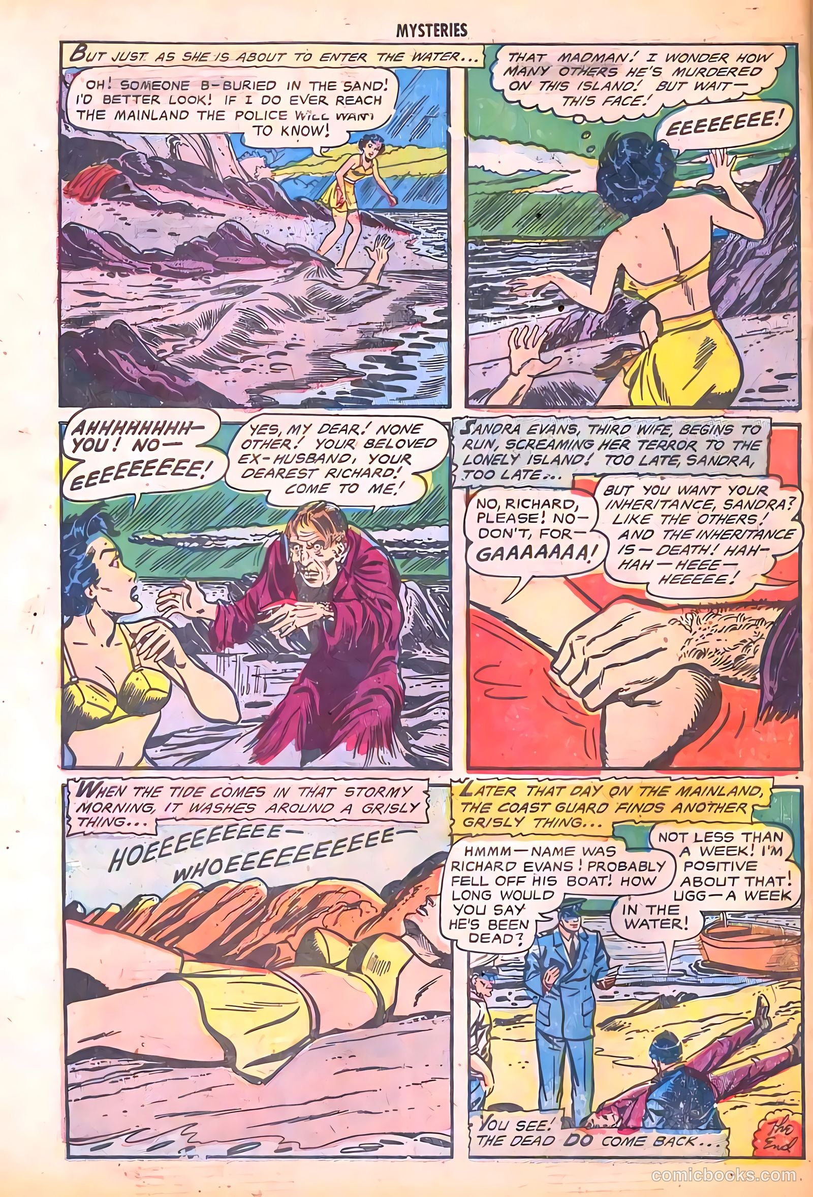 Strange Mysteries #4 (1953) — page 34 of 37