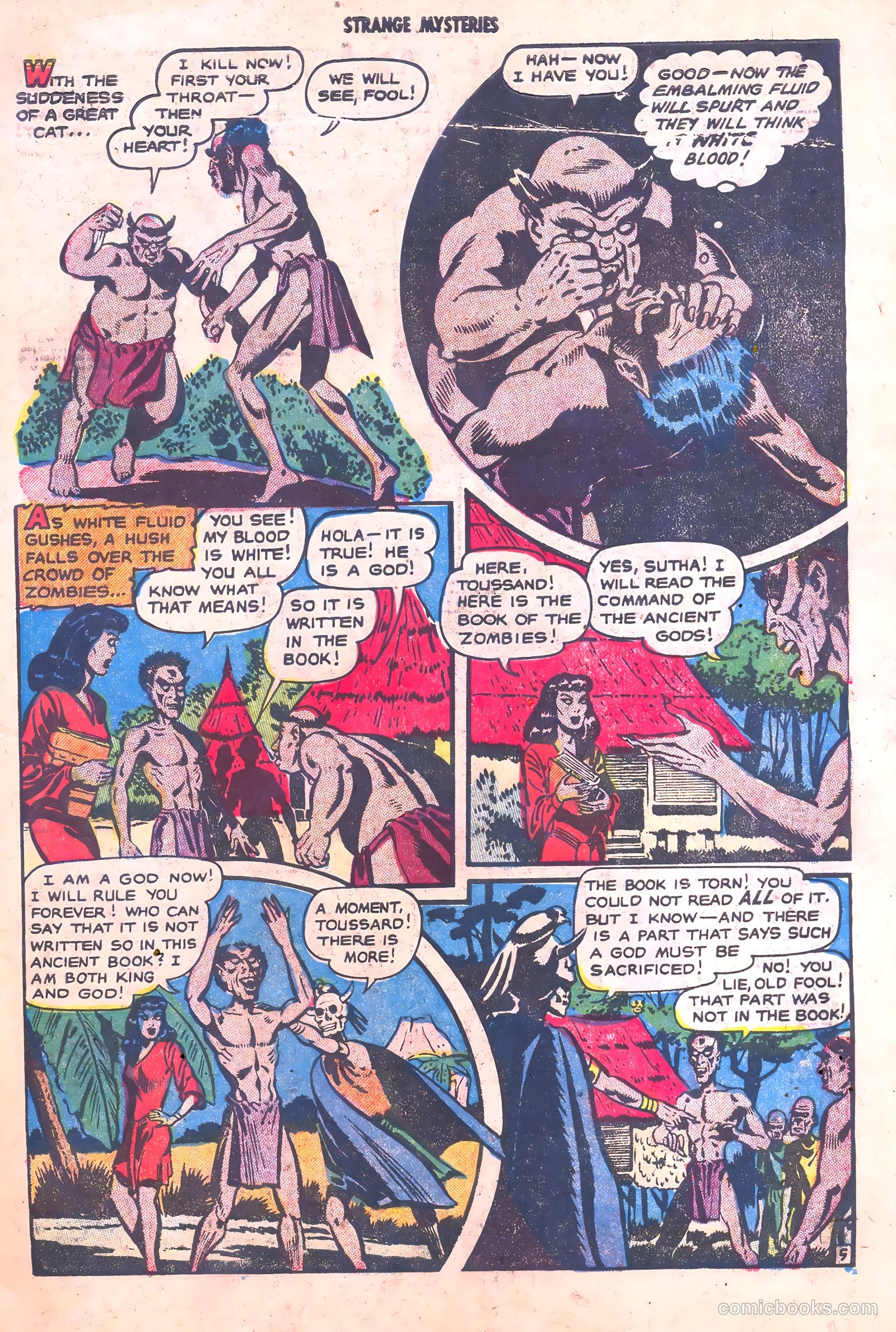 Strange Mysteries #5 (1954) — page 7 of 36