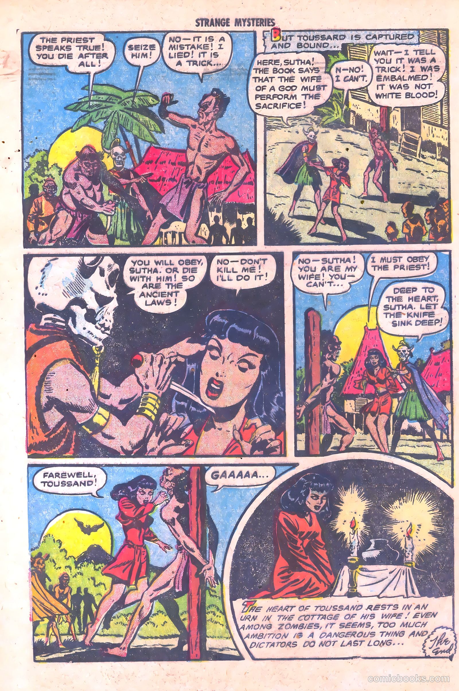 Strange Mysteries #5 (1954) — page 8 of 36