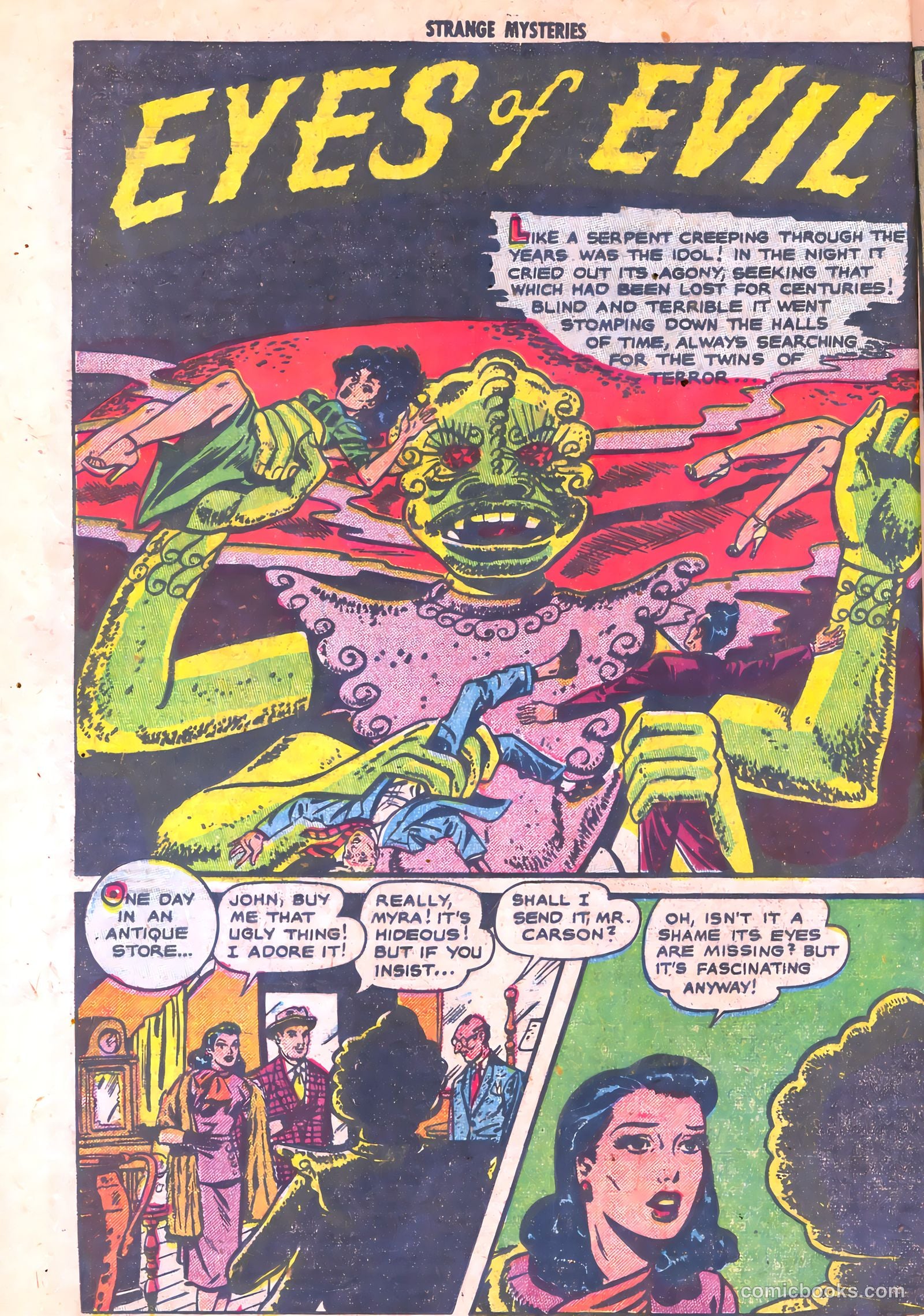 Strange Mysteries #5 (1954) — page 20 of 36