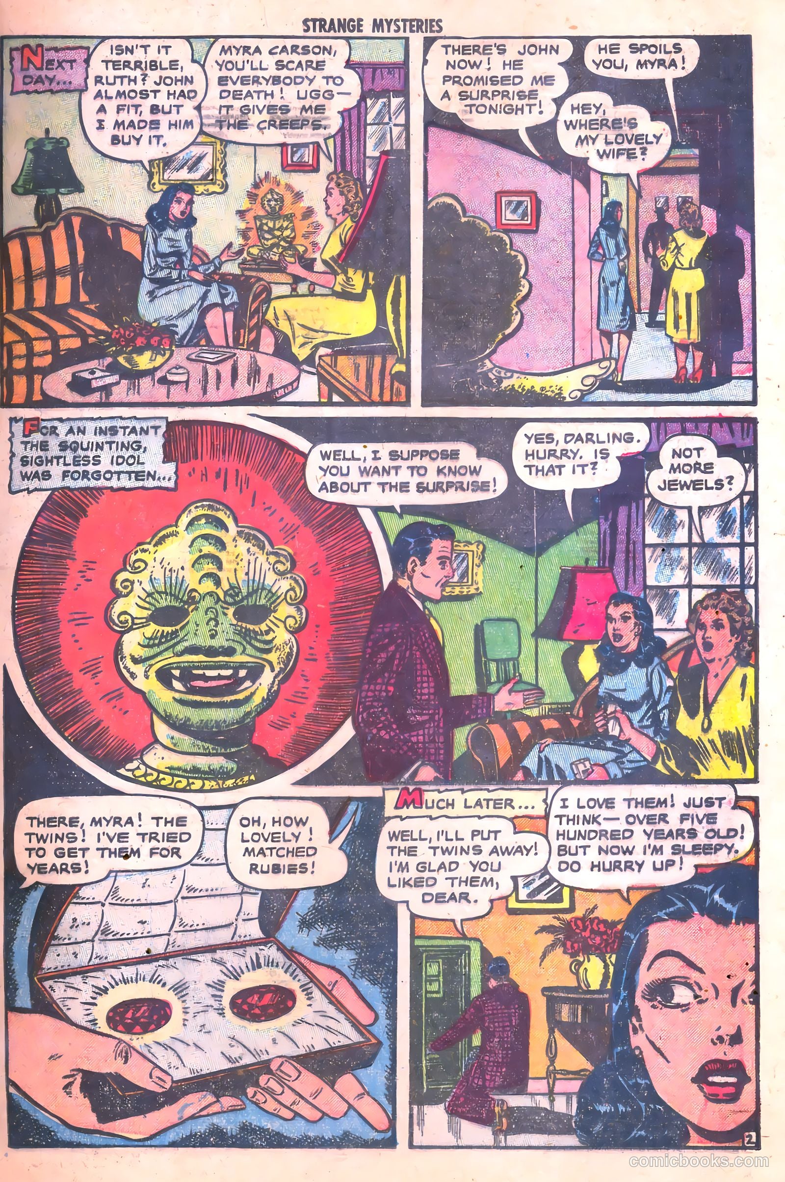 Strange Mysteries #5 (1954) — page 21 of 36