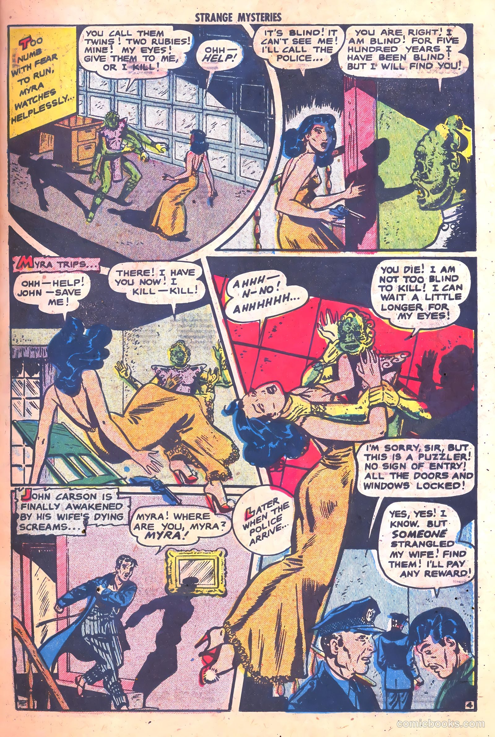 Strange Mysteries #5 (1954) — page 23 of 36