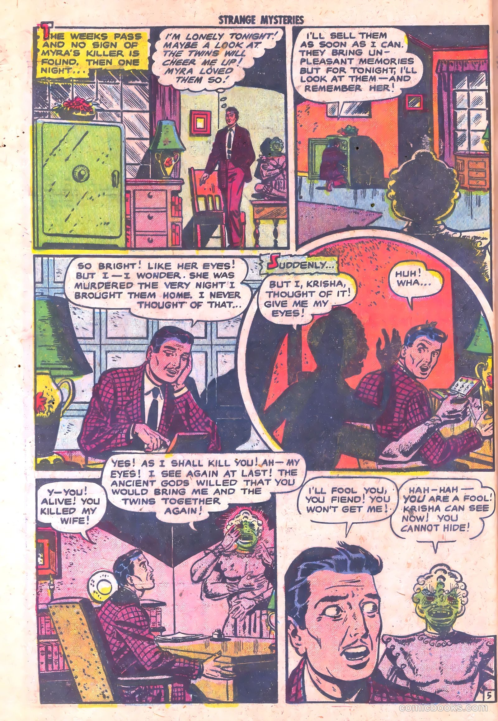Strange Mysteries #5 (1954) — page 24 of 36