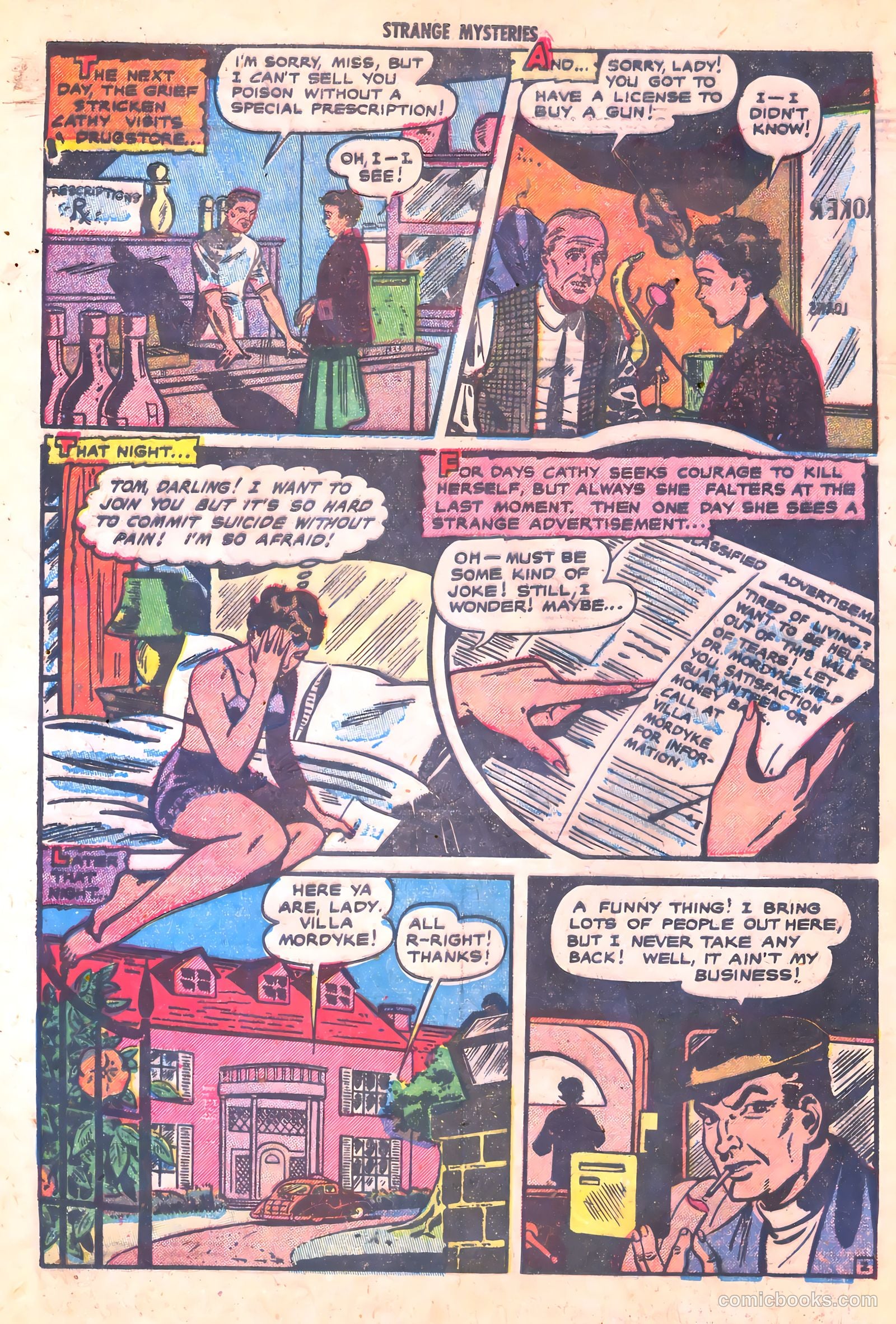 Strange Mysteries #5 (1954) — page 28 of 36