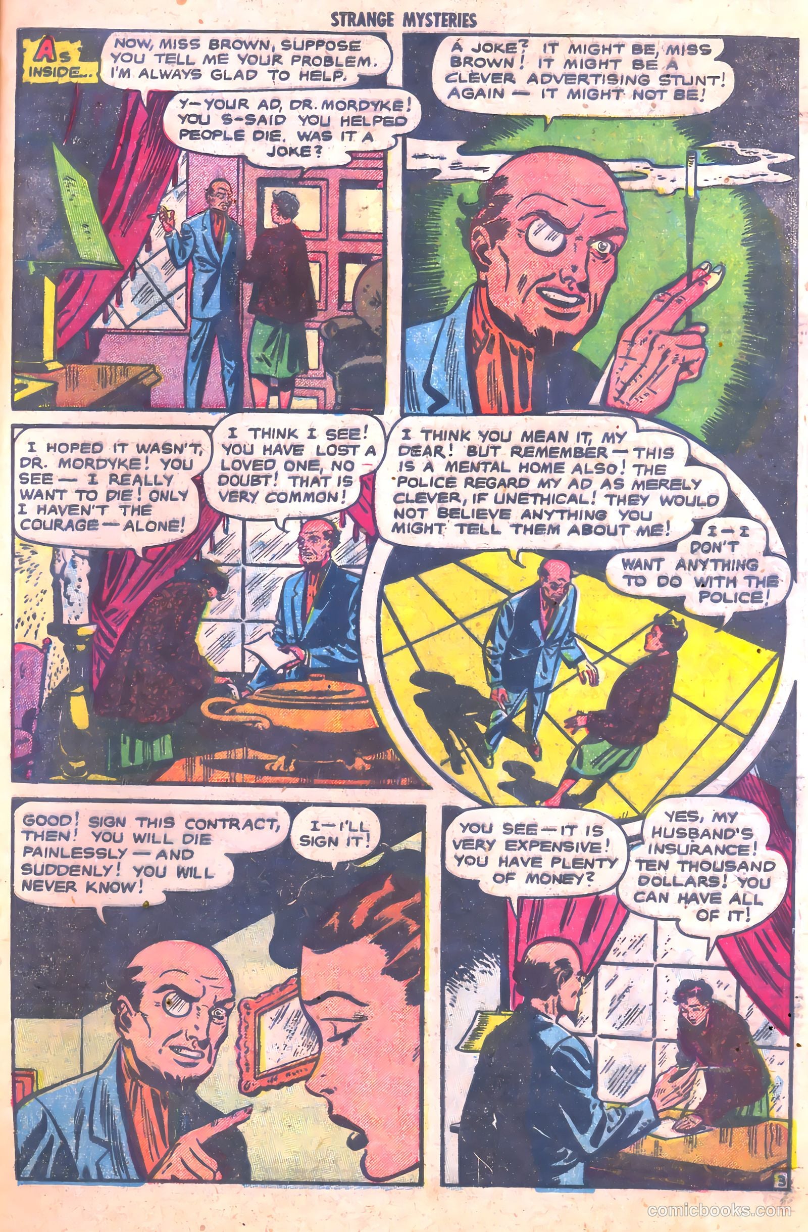 Strange Mysteries #5 (1954) — page 29 of 36
