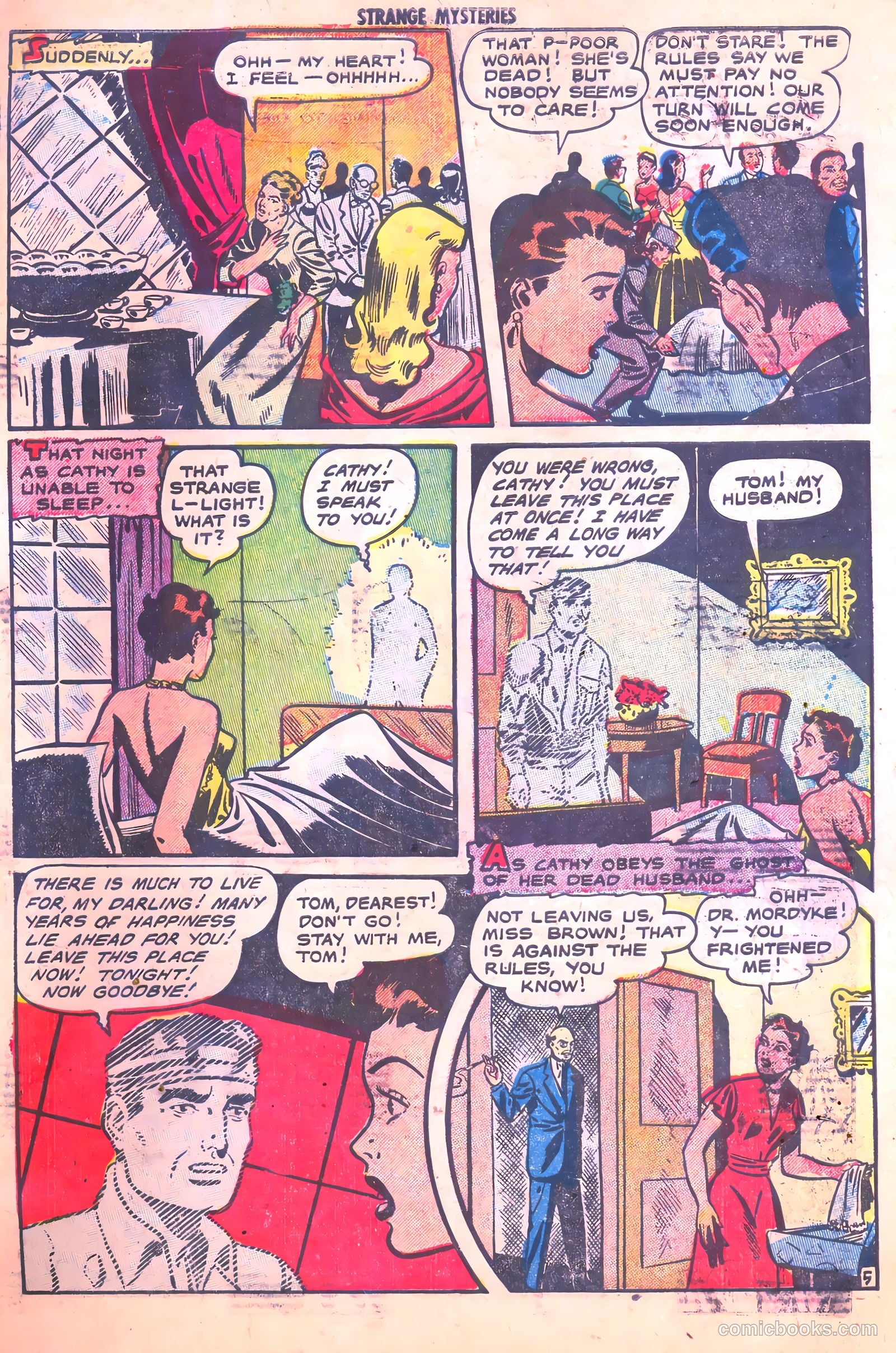 Strange Mysteries #5 (1954) — page 31 of 36