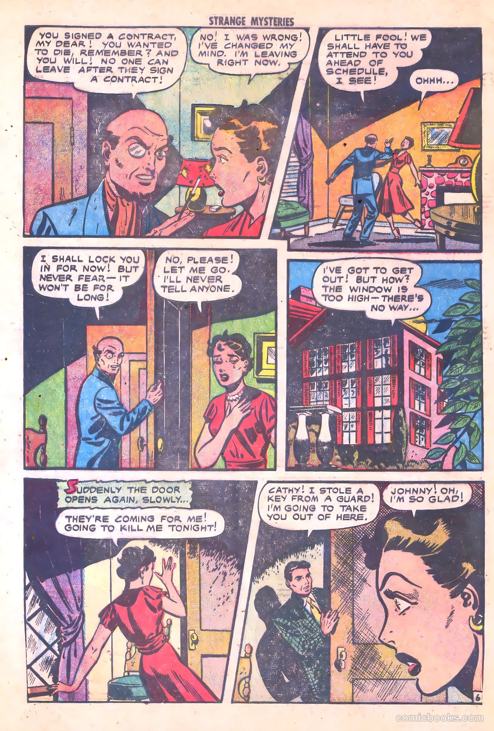 Strange Mysteries #5 (1954) — page 32 of 36