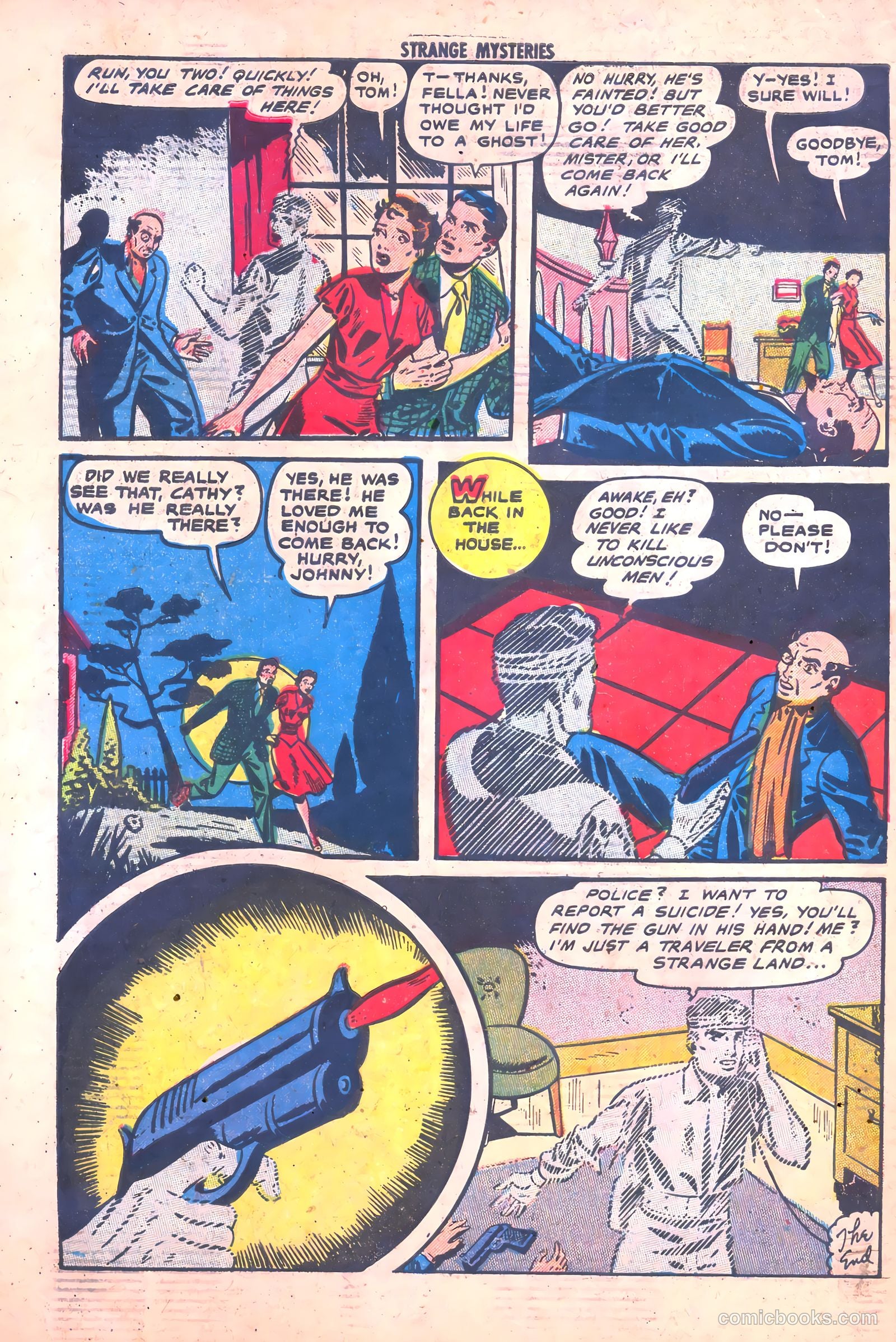 Strange Mysteries #5 (1954) — page 34 of 36