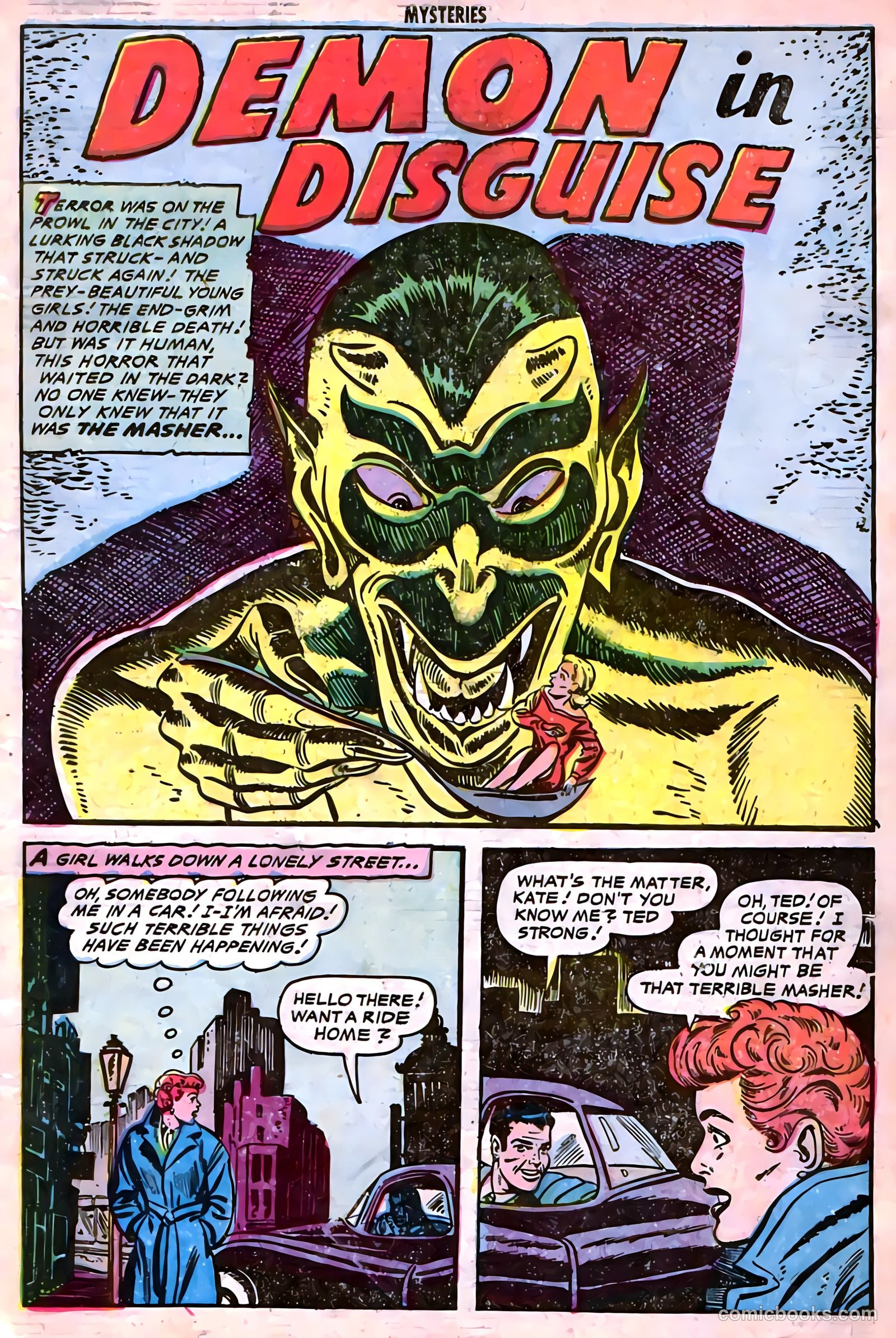 Strange Mysteries #7 (1954) — page 3 of 36