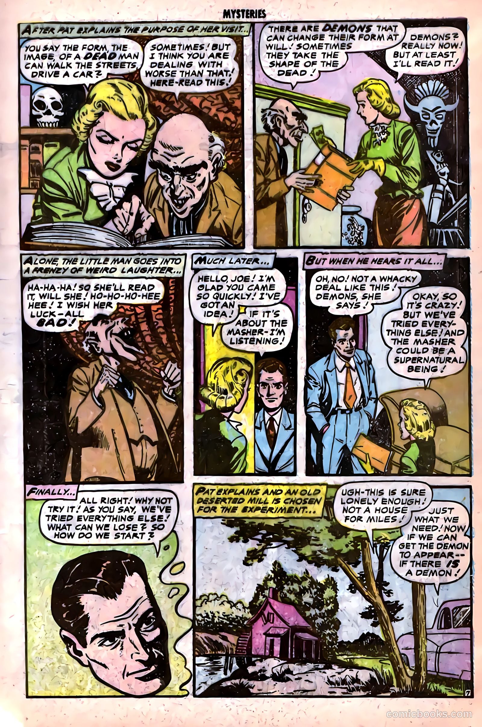 Strange Mysteries #7 (1954) — page 9 of 36
