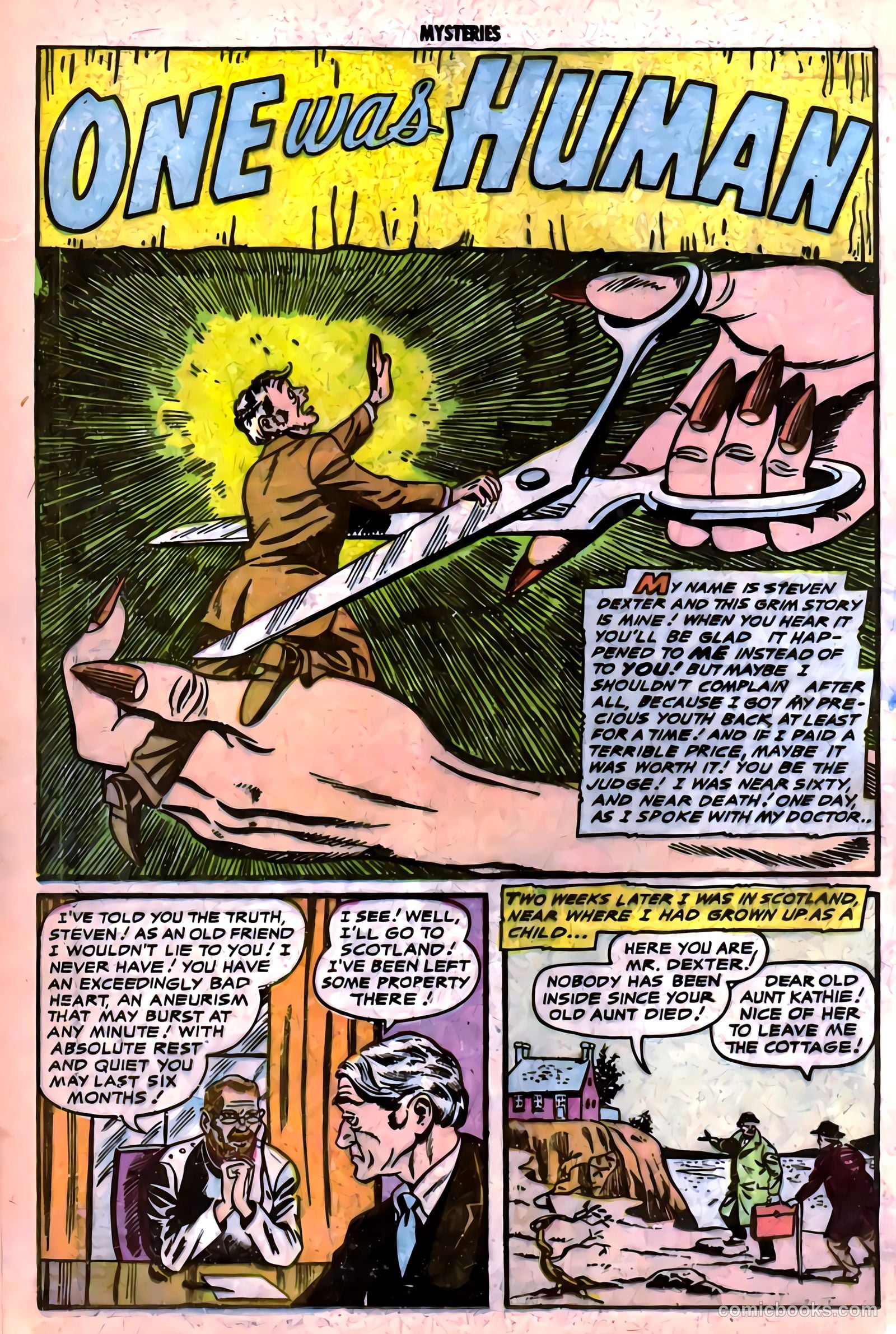 Strange Mysteries #7 (1954) — page 12 of 36
