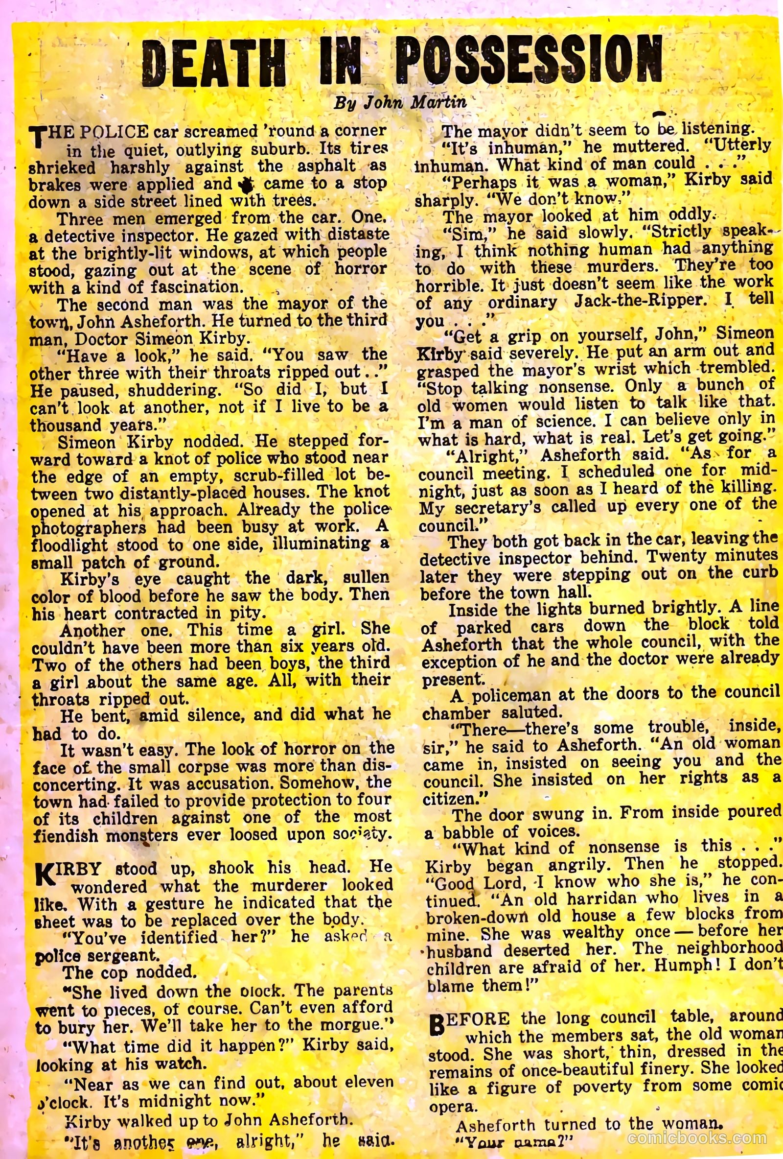 Strange Mysteries #7 (1954) — page 18 of 36