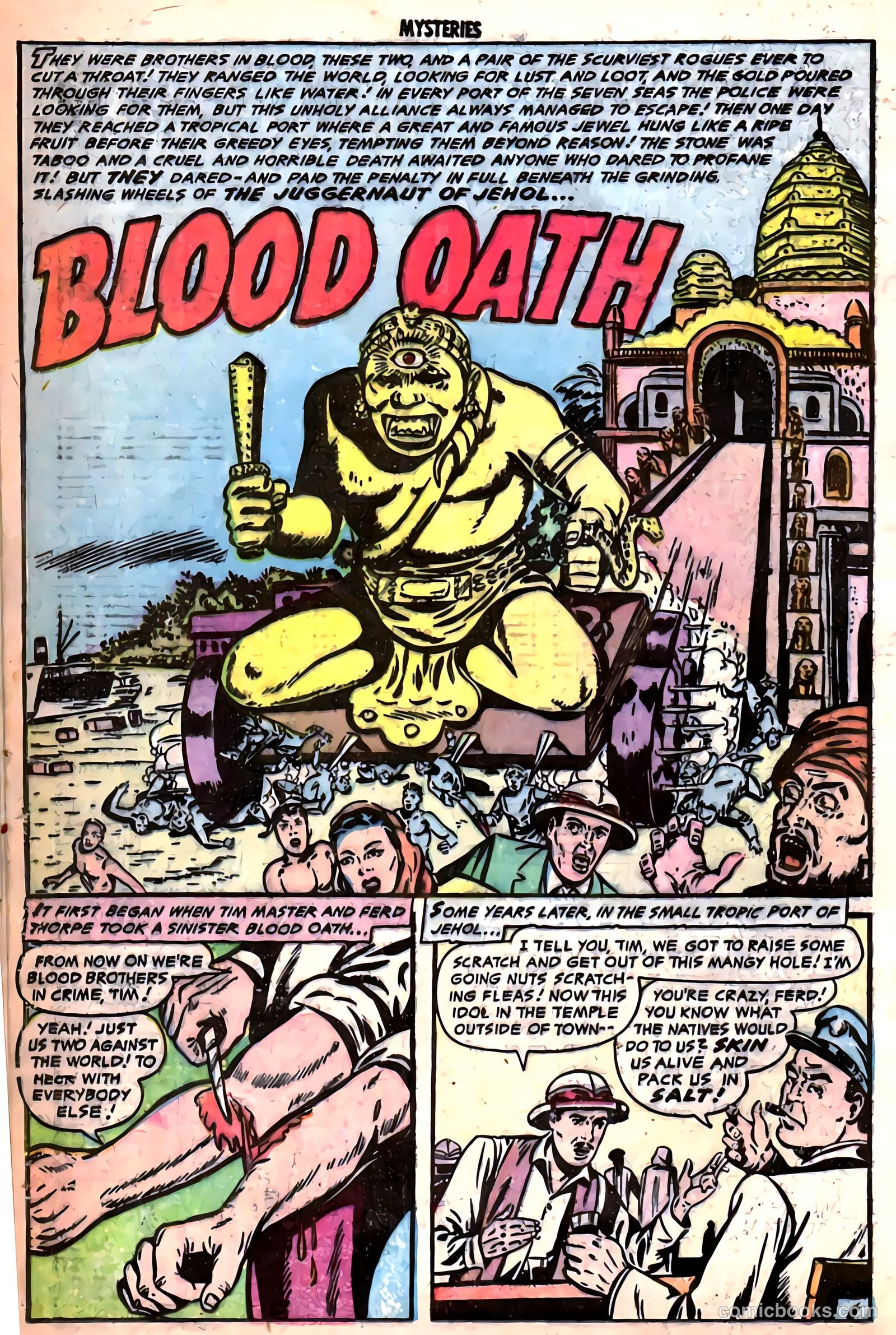 Strange Mysteries #7 (1954) — page 20 of 36