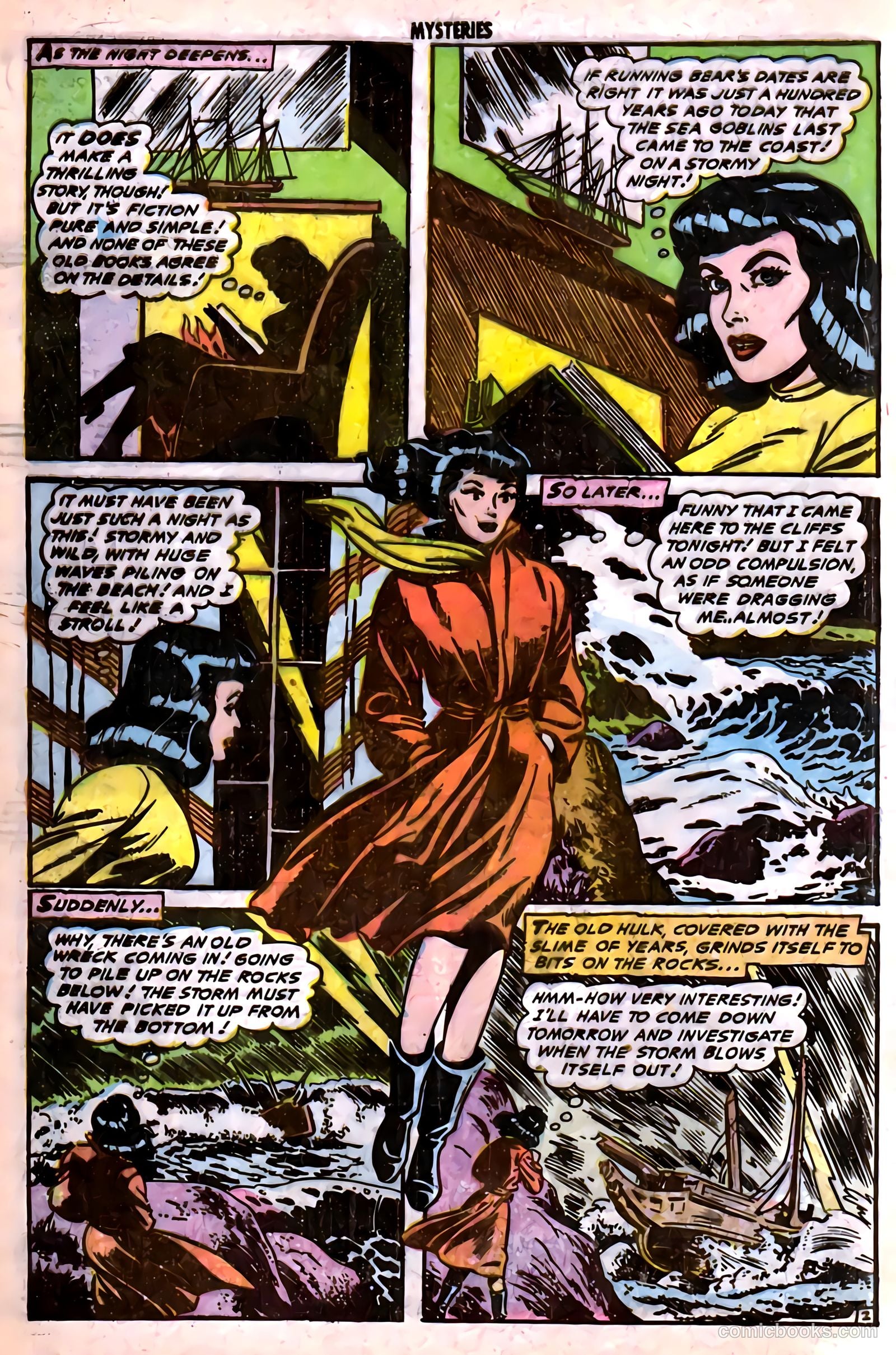Strange Mysteries #7 (1954) — page 28 of 36