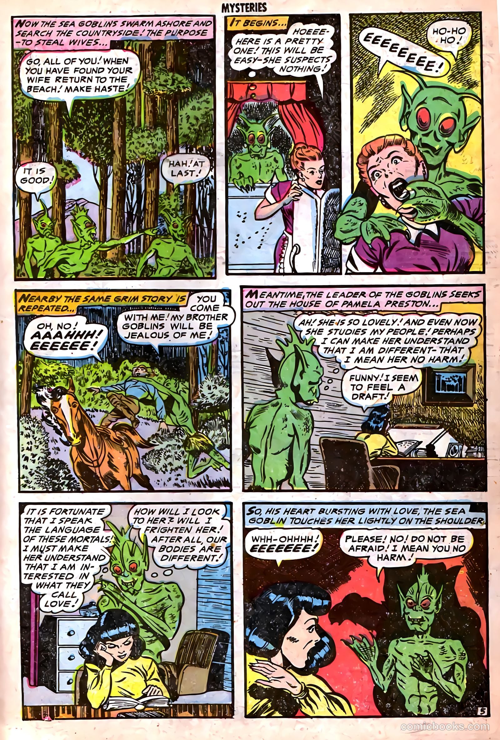 Strange Mysteries #7 (1954) — page 31 of 36