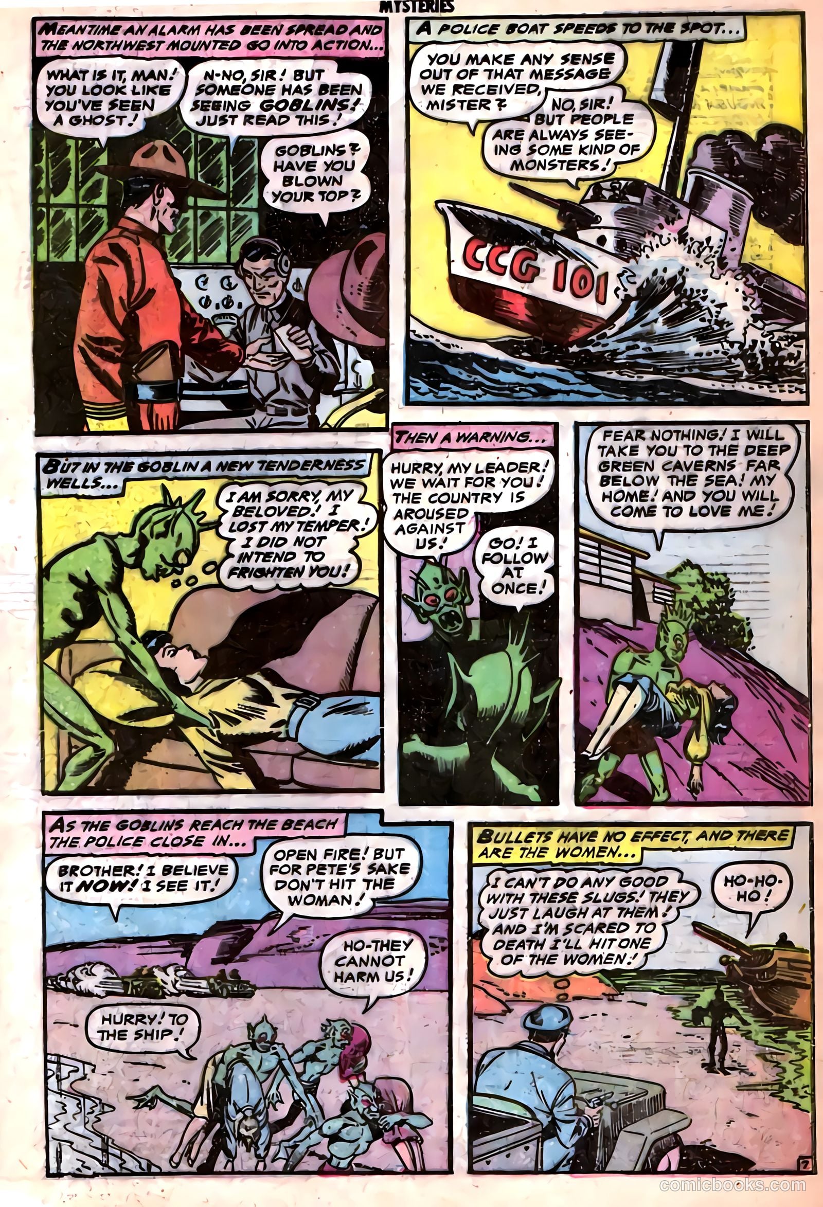 Strange Mysteries #7 (1954) — page 33 of 36