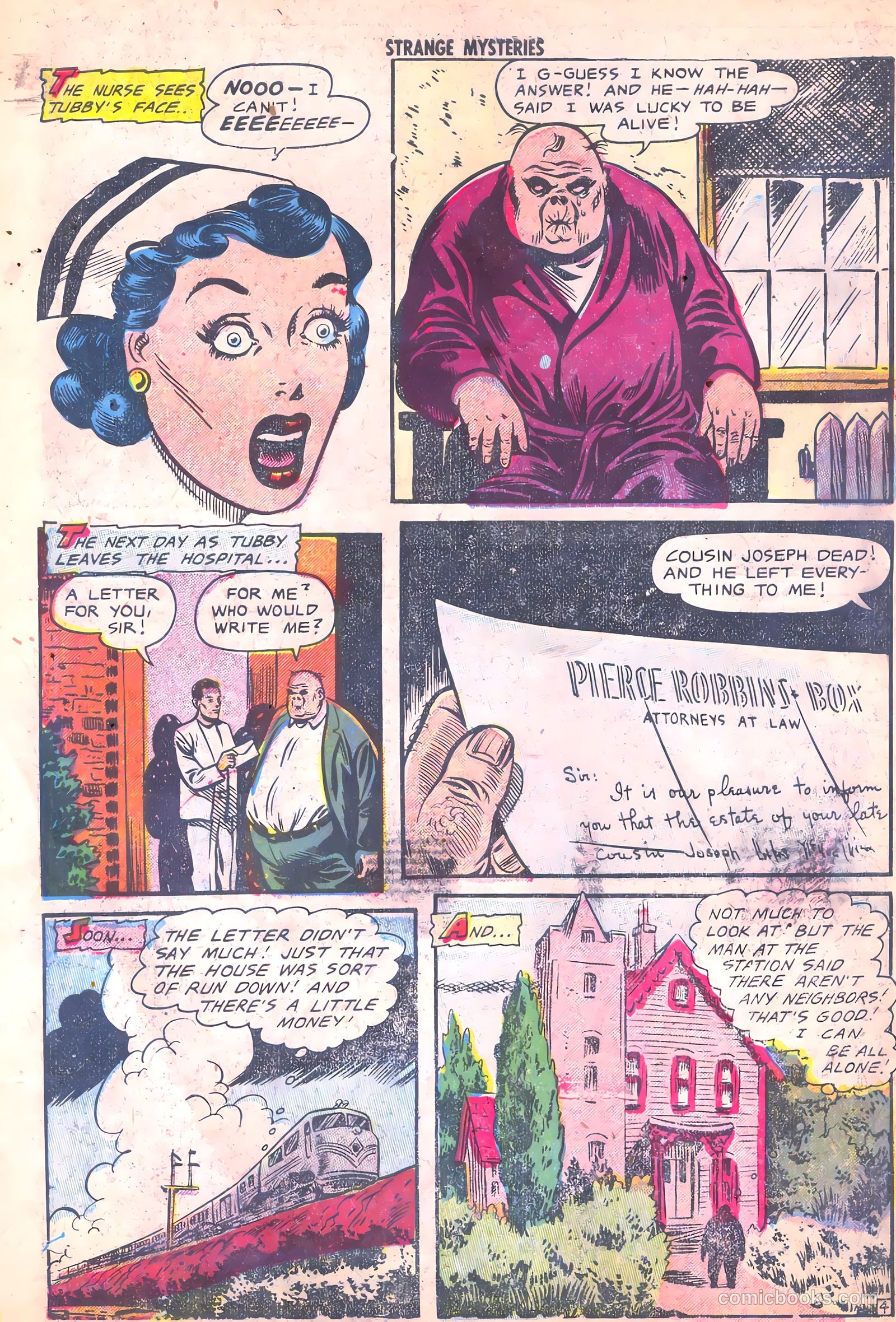Strange Mysteries #8 (1952) — page 6 of 36