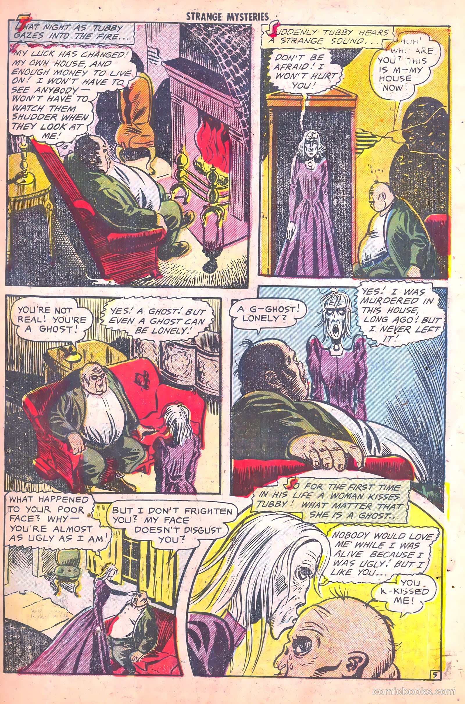 Strange Mysteries #8 (1952) — page 7 of 36