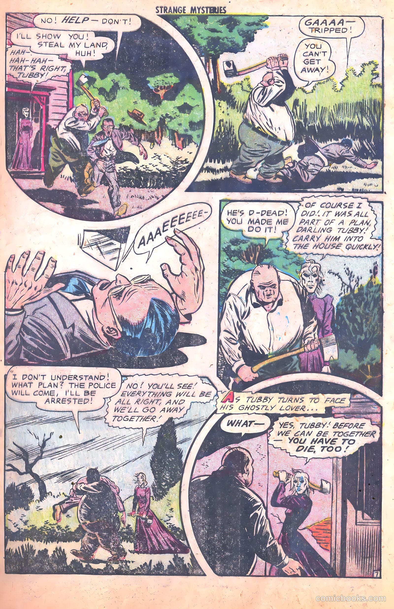 Strange Mysteries #8 (1952) — page 9 of 36
