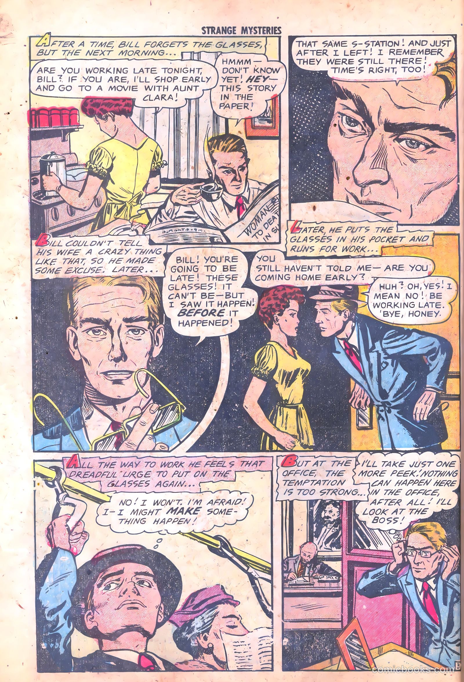 Strange Mysteries #8 (1952) — page 22 of 36
