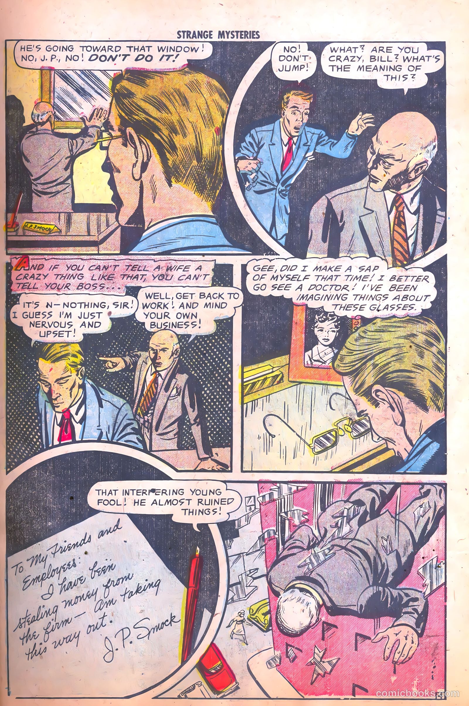 Strange Mysteries #8 (1952) — page 23 of 36