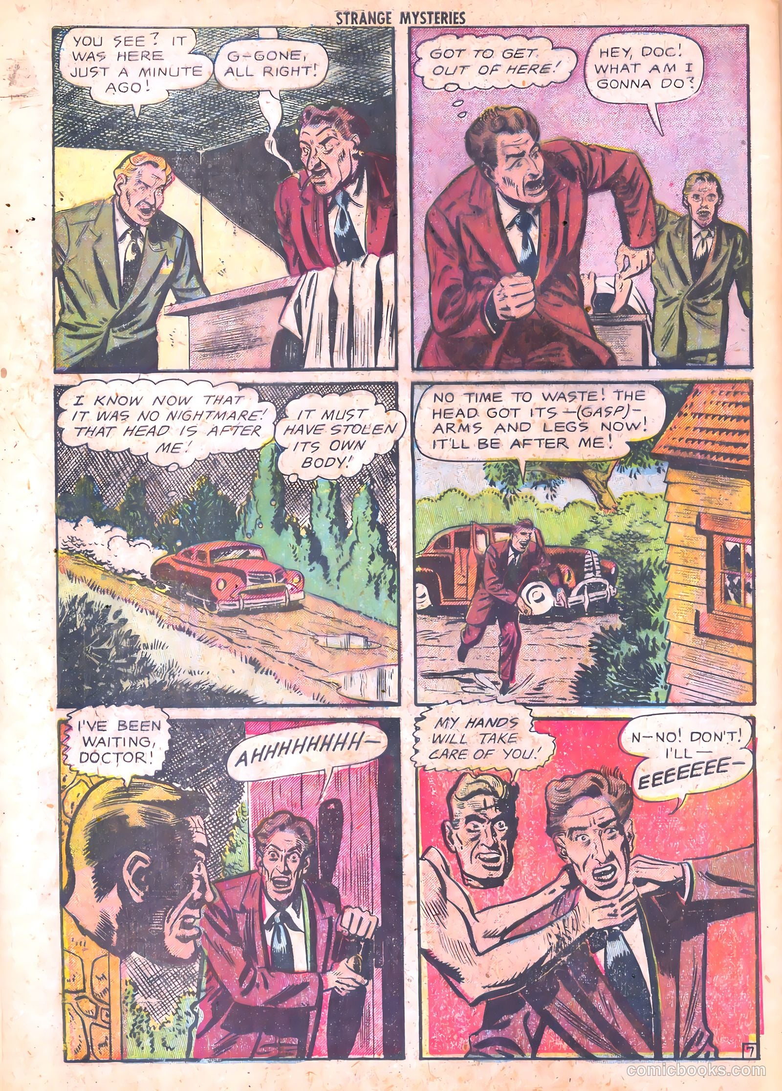 Strange Mysteries #8 (1952) — page 32 of 36