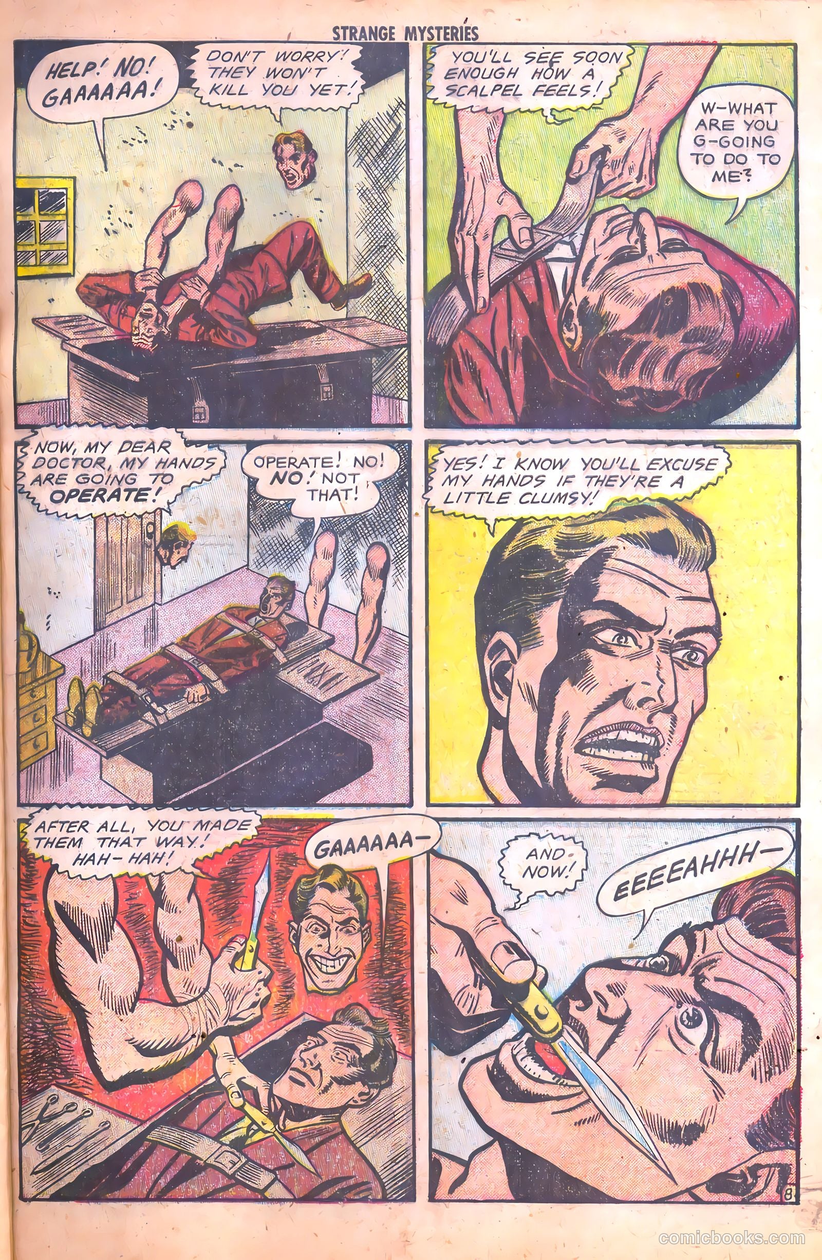 Strange Mysteries #8 (1952) — page 33 of 36