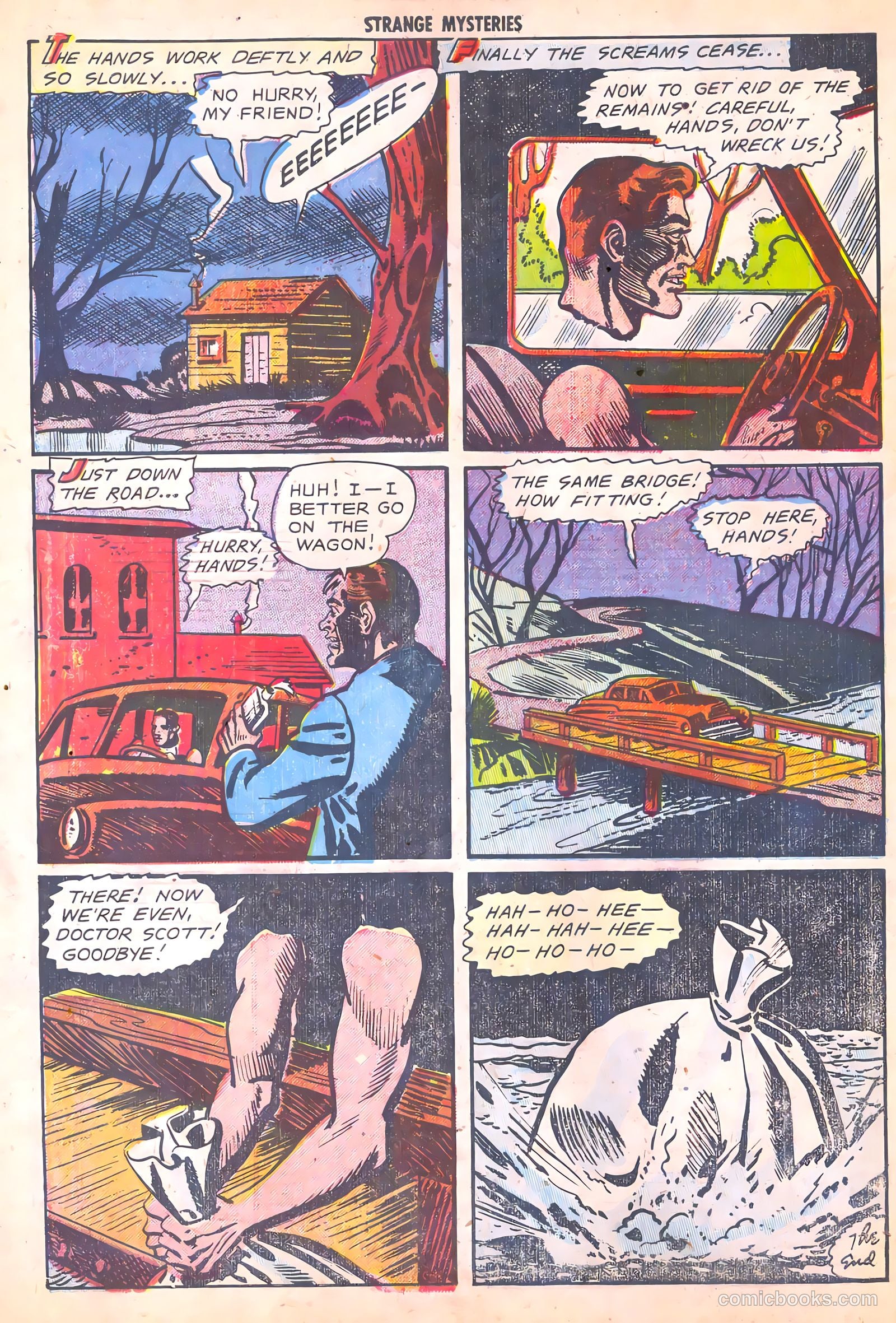 Strange Mysteries #8 (1952) — page 34 of 36