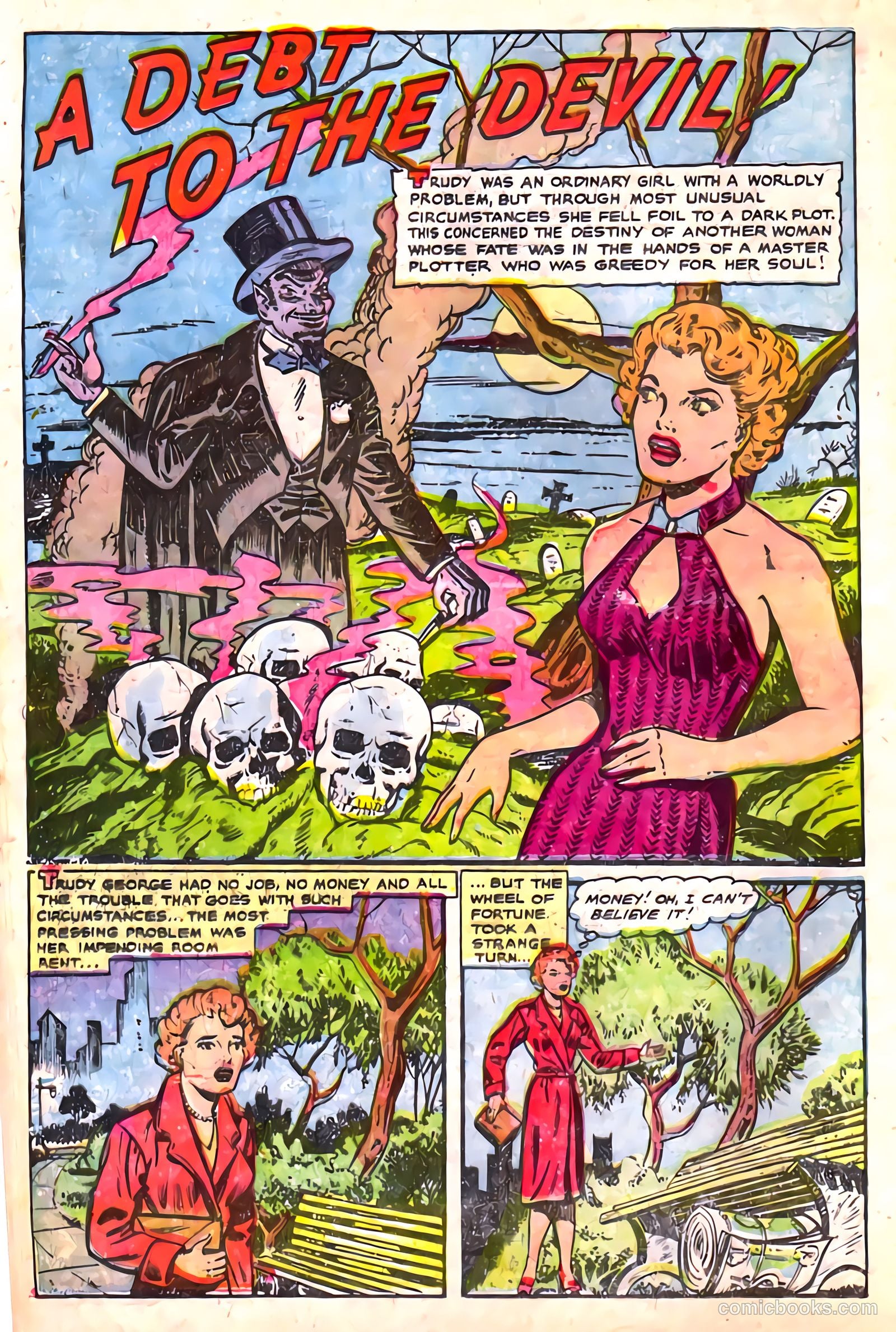 Strange Mysteries #9 (1954) — page 20 of 36