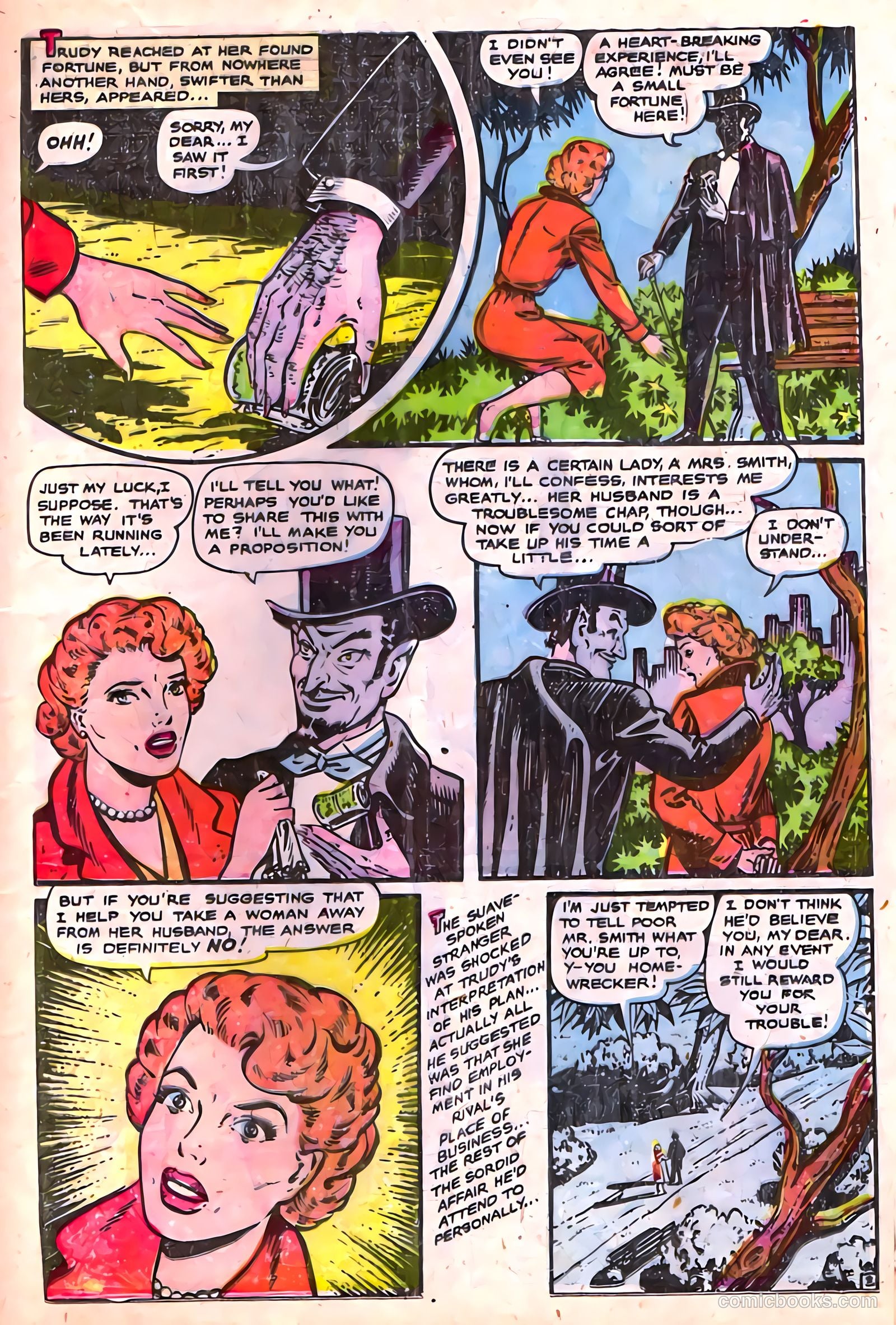 Strange Mysteries #9 (1954) — page 21 of 36